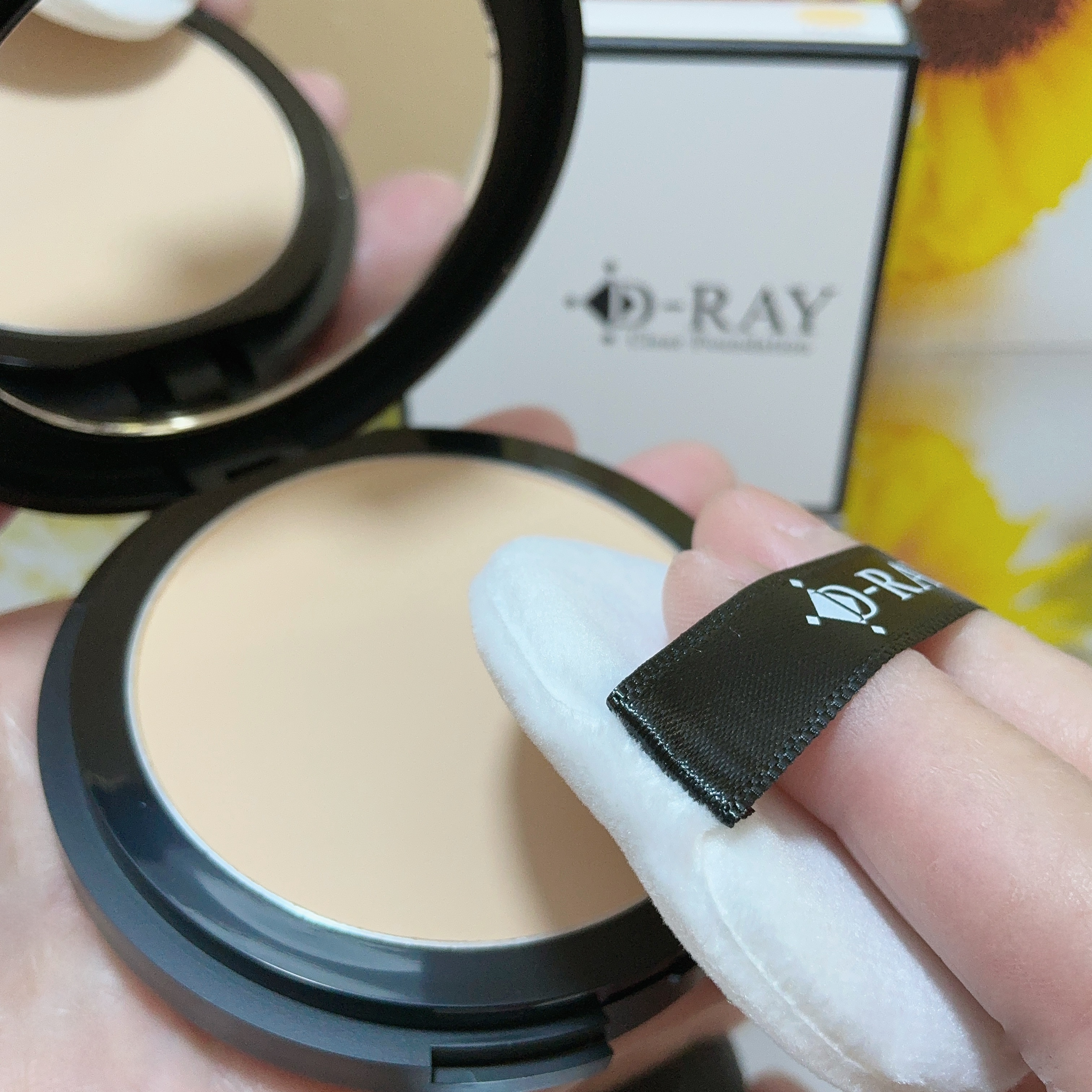 クリアファンデーション/D-RAY/パウダーファンデーションを使ったクチコミ（3枚目）