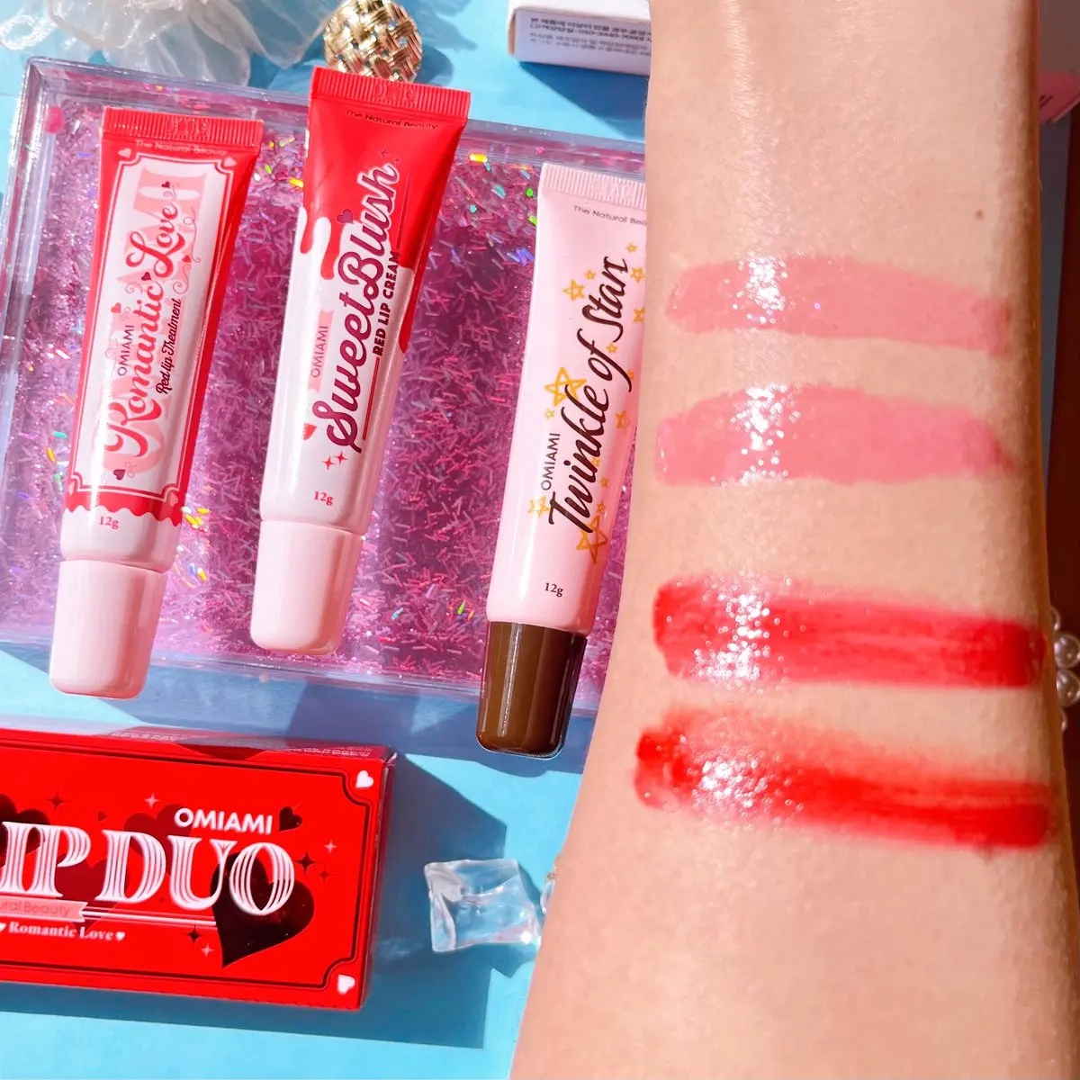 Lip Care Duo /OMIAMI/リップグロスを使ったクチコミ（2枚目）