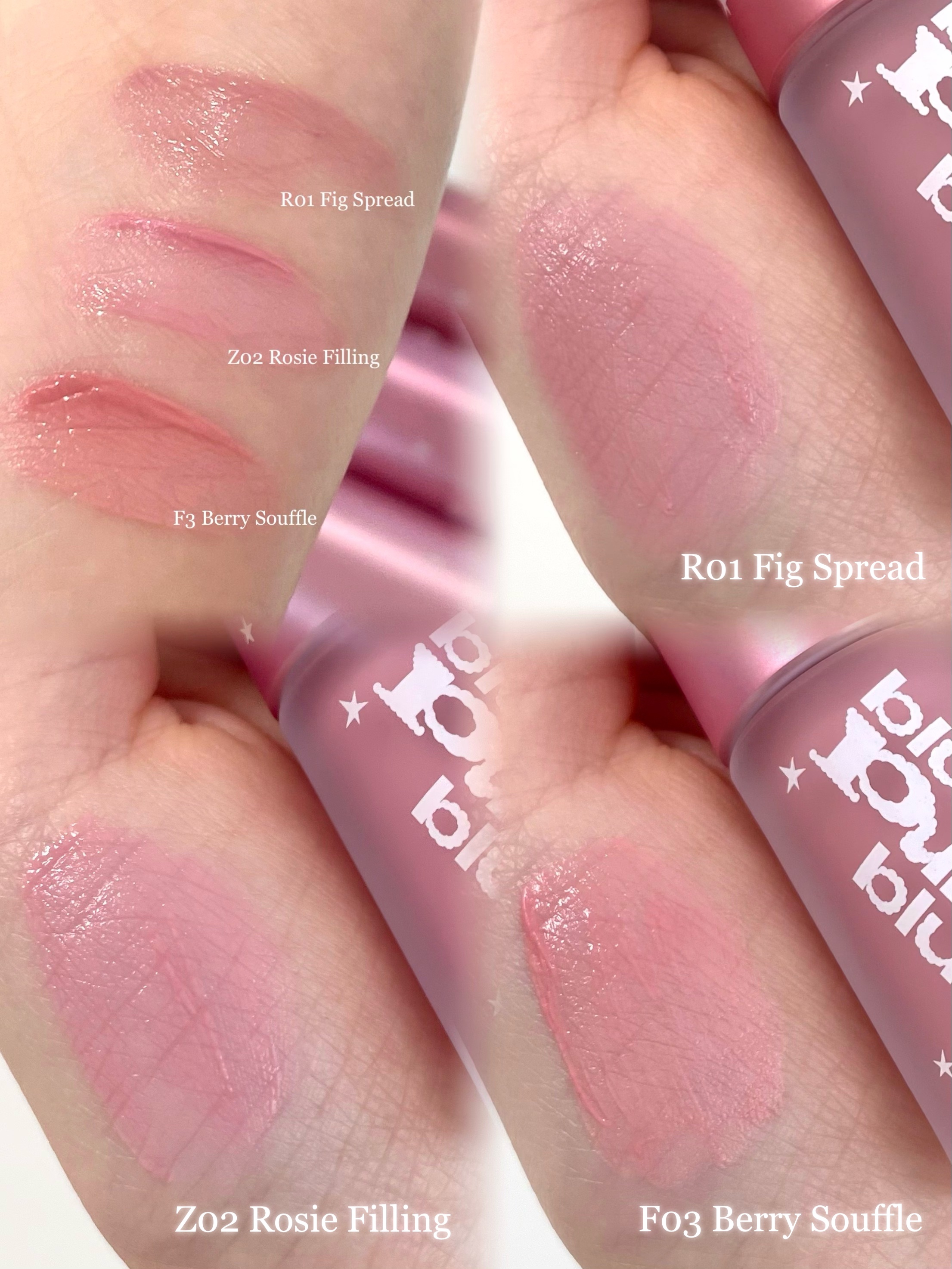 ブラリーピューレチーク R01 フィグスプレッド/tiptoe/リキッドチークを使ったクチコミ（2枚目）