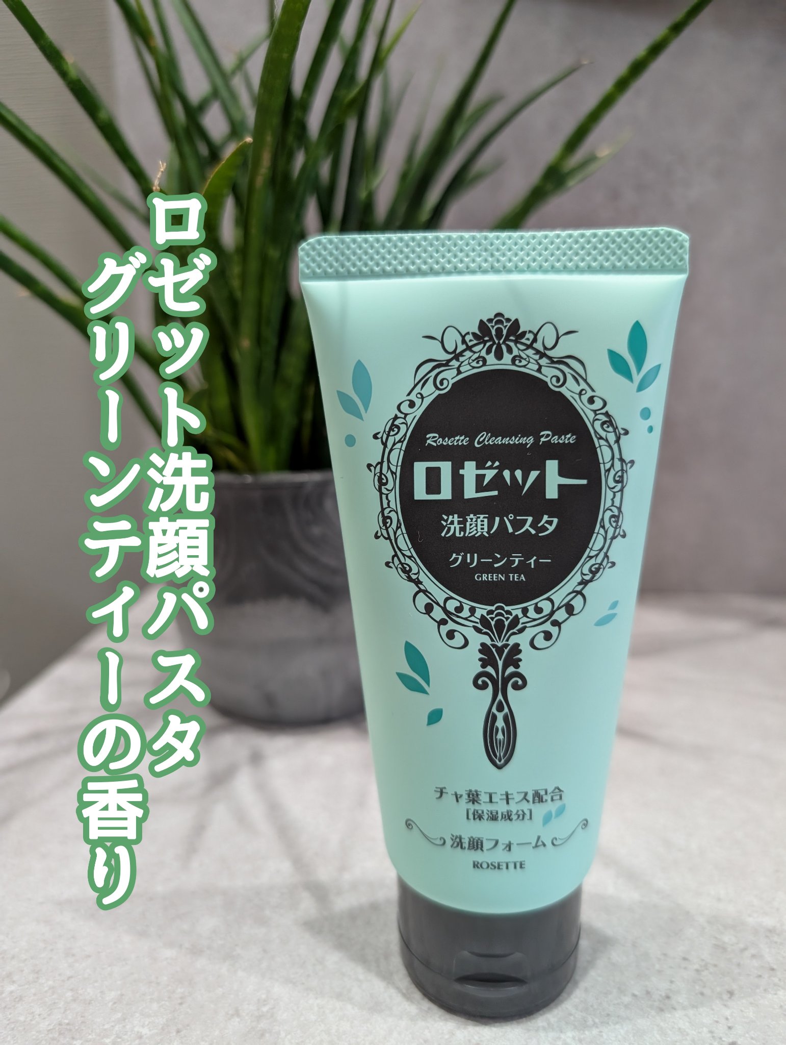 ロゼット洗顔パスタ グリーンティーの香り[洗顔フォーム]/ロゼット/洗顔フォームを使ったクチコミ（1枚目）