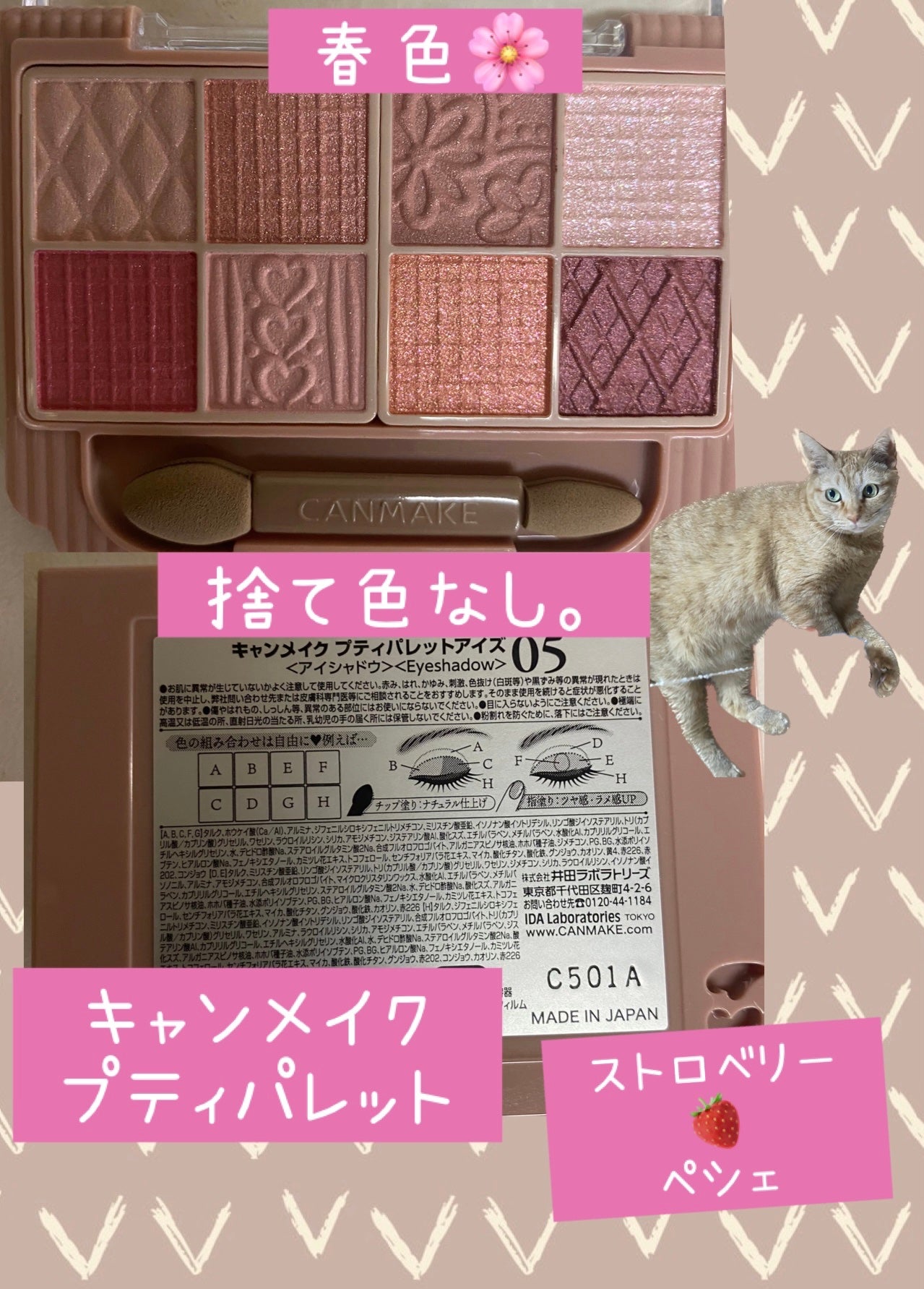 プティパレットアイズ/キャンメイク/パウダーアイシャドウを使ったクチコミ(1枚目)