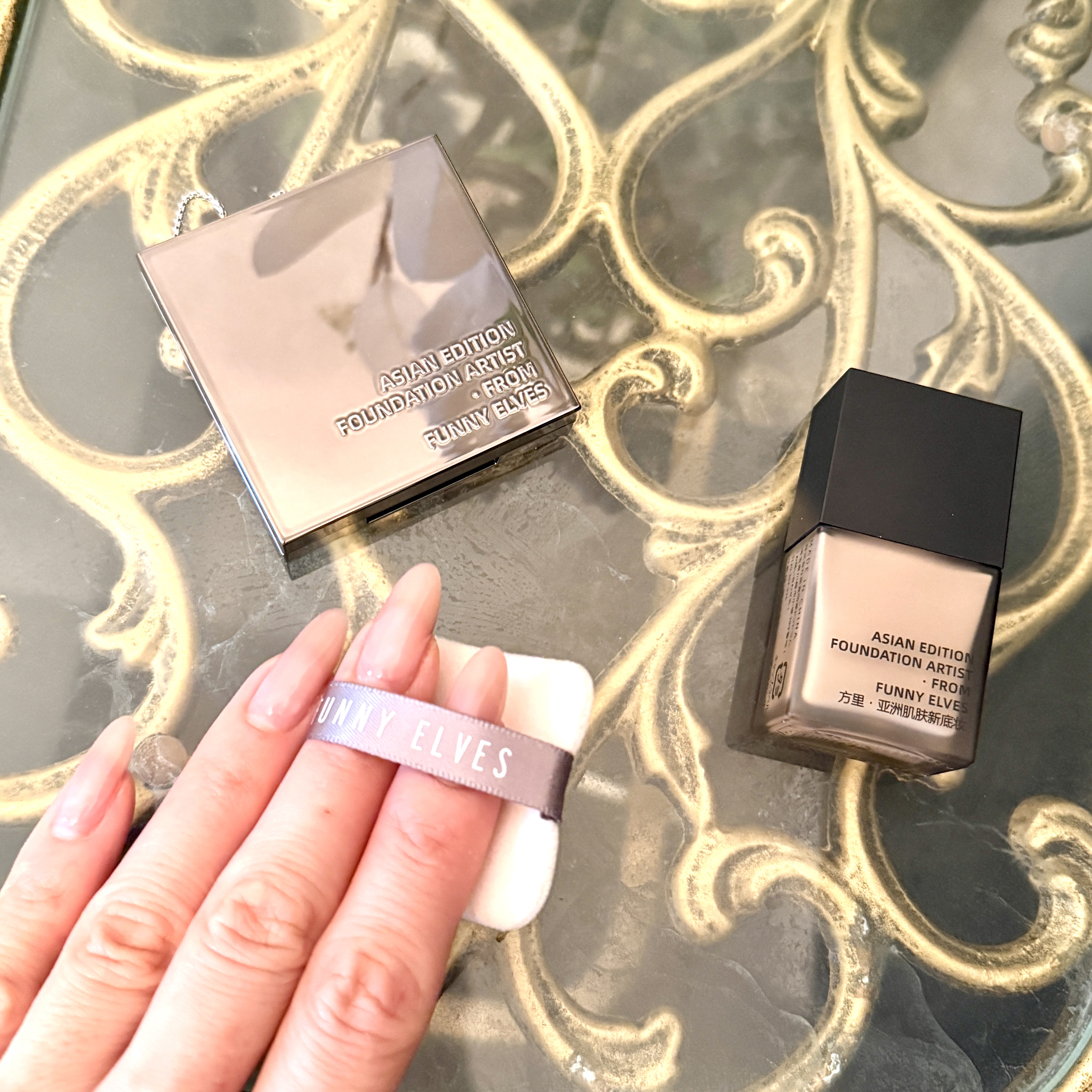 Funny Elves mini set A/FUNNY ELVES方里/メイクアップキットを使ったクチコミ（3枚目）