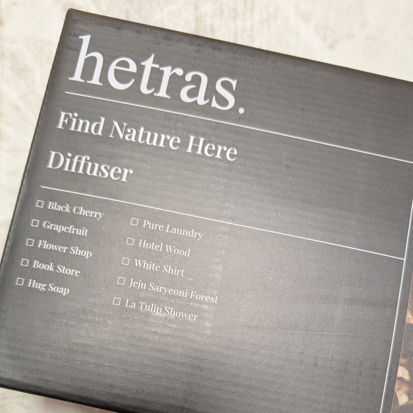 プレミアムディフューザー/hetras/ルームフレグランスを使ったクチコミ（1枚目）