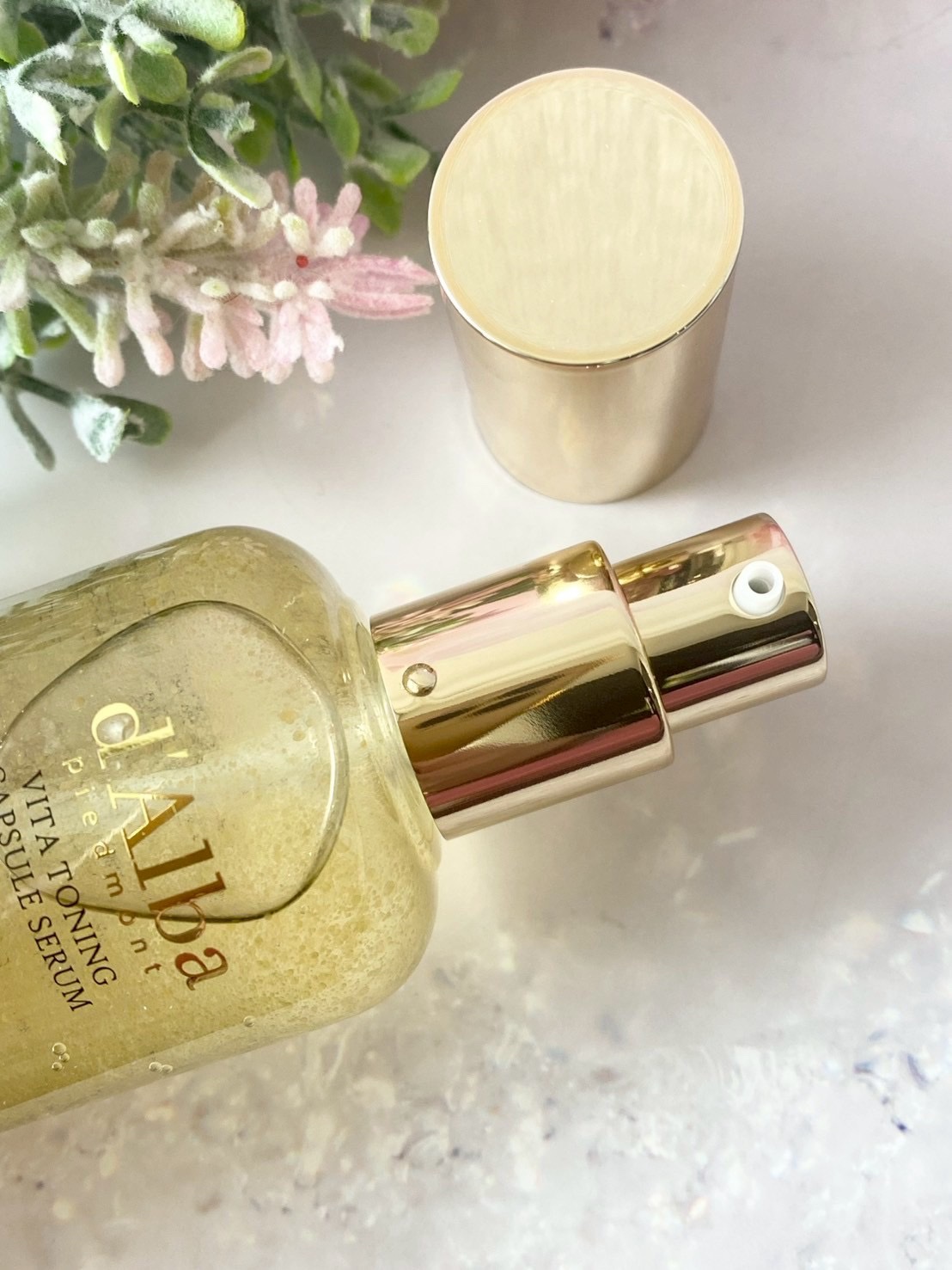 ビタトーニングカプセルセラム/ダルバ/美容液を使ったクチコミ（2枚目）