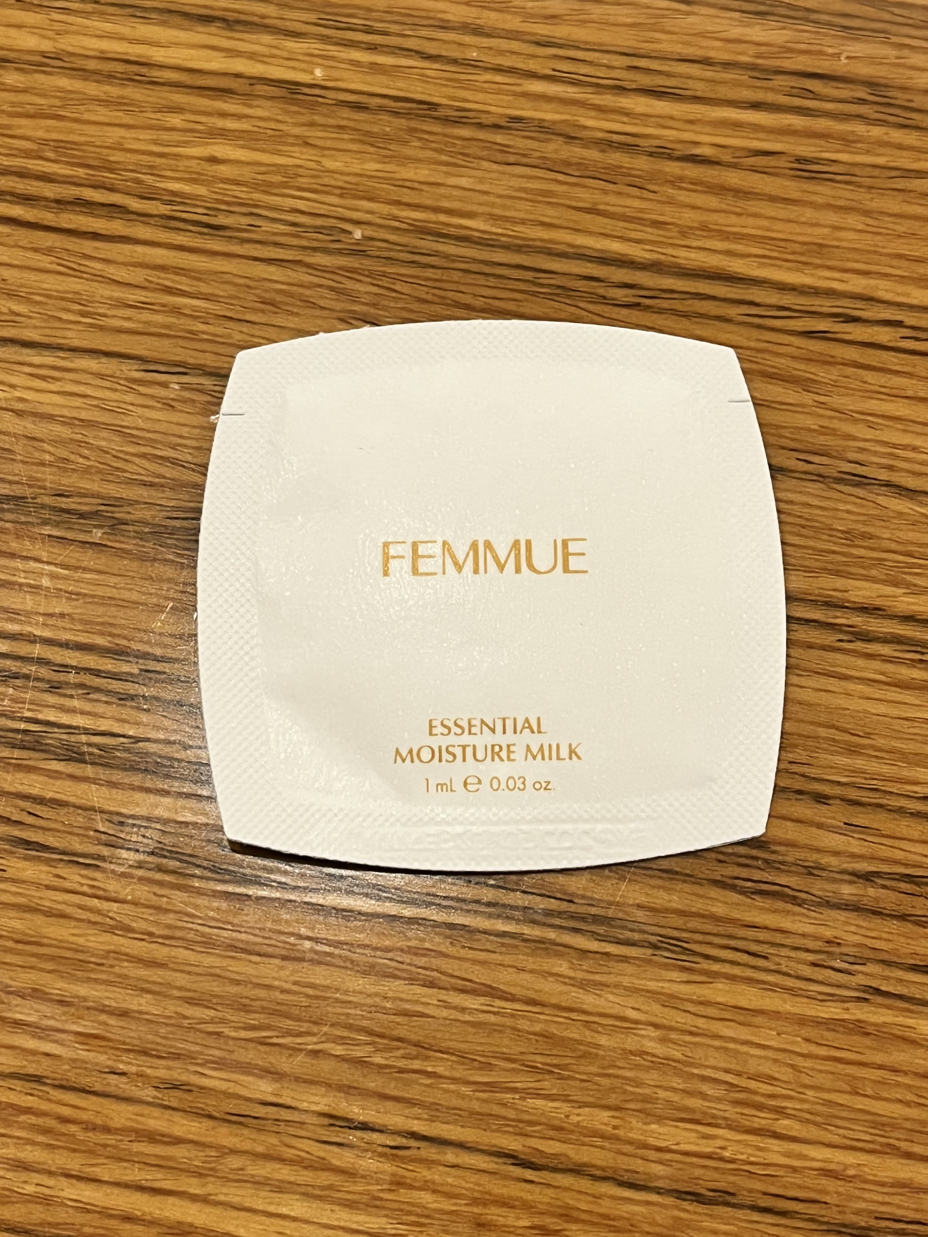 エッセンシャル モイスチャーミルク/FEMMUE/乳液を使ったクチコミ（1枚目）