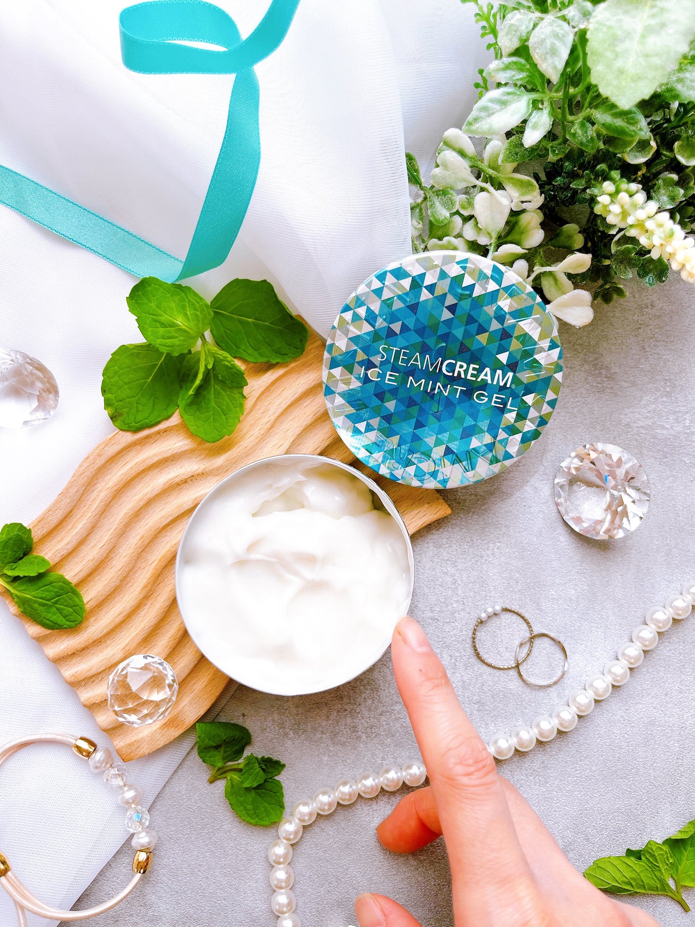 スチームクリーム アイスミント ジェル/STEAMCREAM/ボディローションを使ったクチコミ(1枚目)