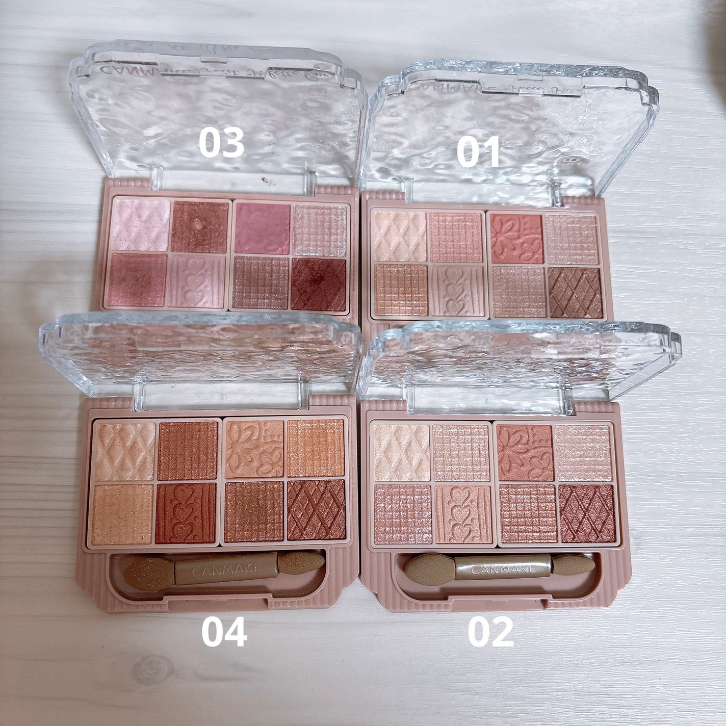 プティパレットアイズ/キャンメイク/パウダーアイシャドウを使ったクチコミ(2枚目)