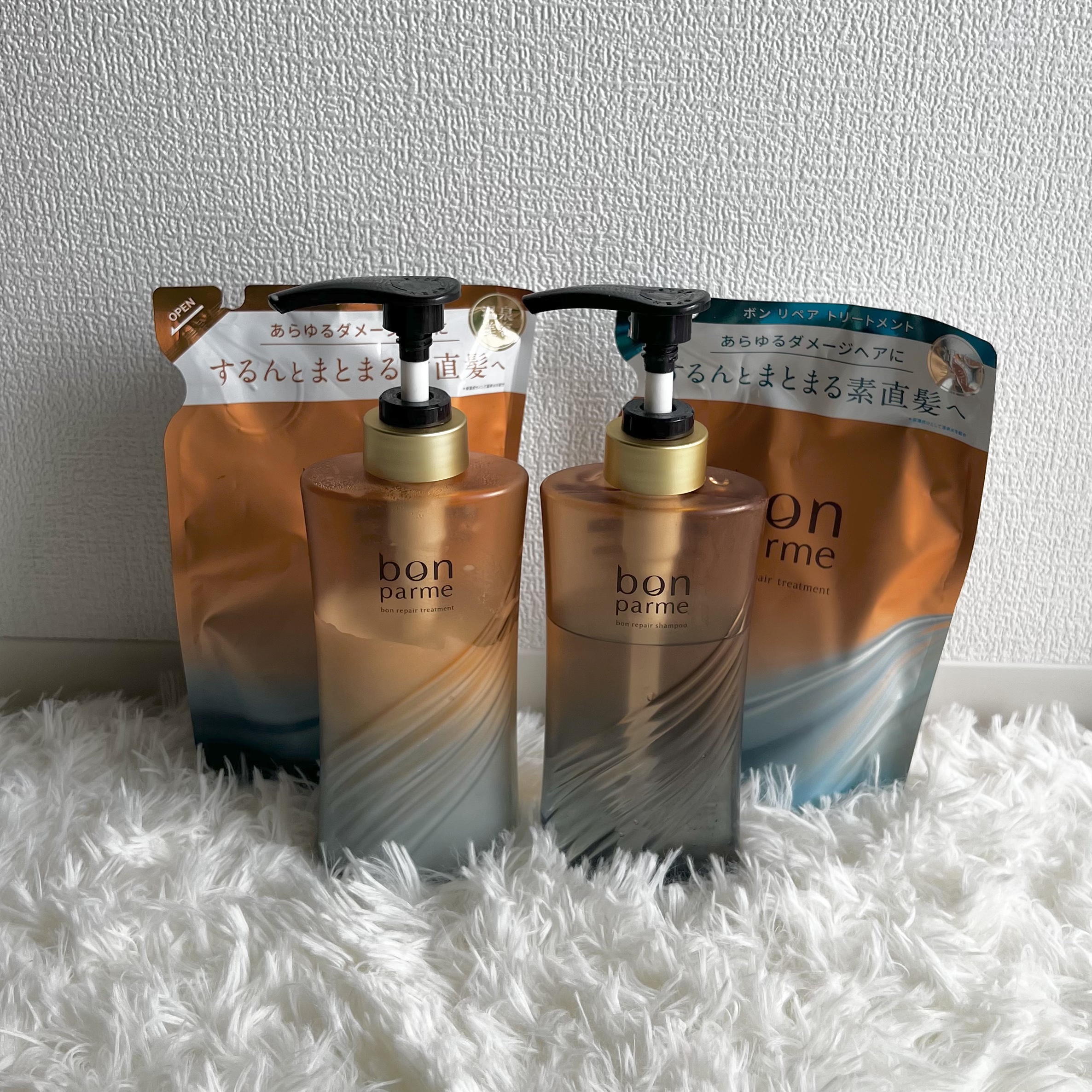 ボンリペア シャンプー/トリートメント/bonparme/シャンプー・コンディショナーを使ったクチコミ（1枚目）