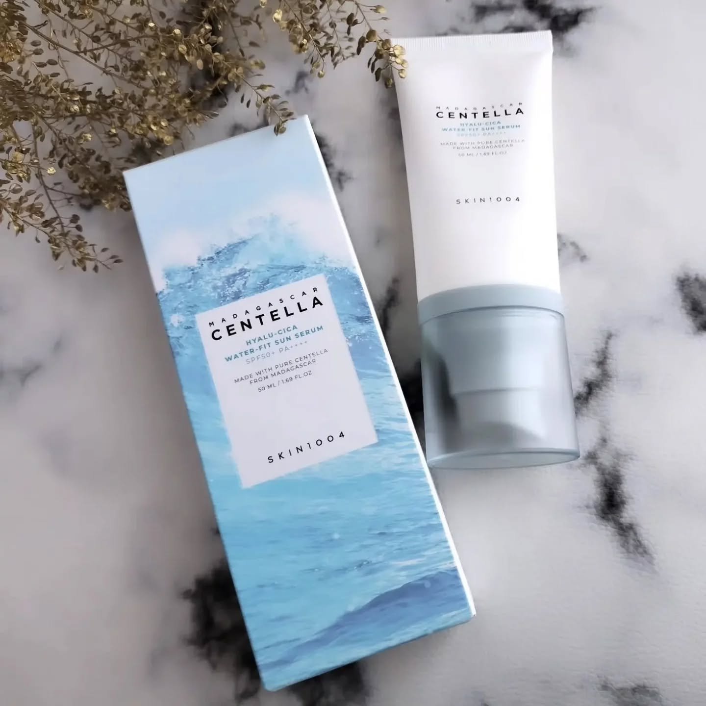 ヒアルーシカ ウォーターフィット サンセラム/SKIN1004/日焼け止めローションを使ったクチコミ（2枚目）