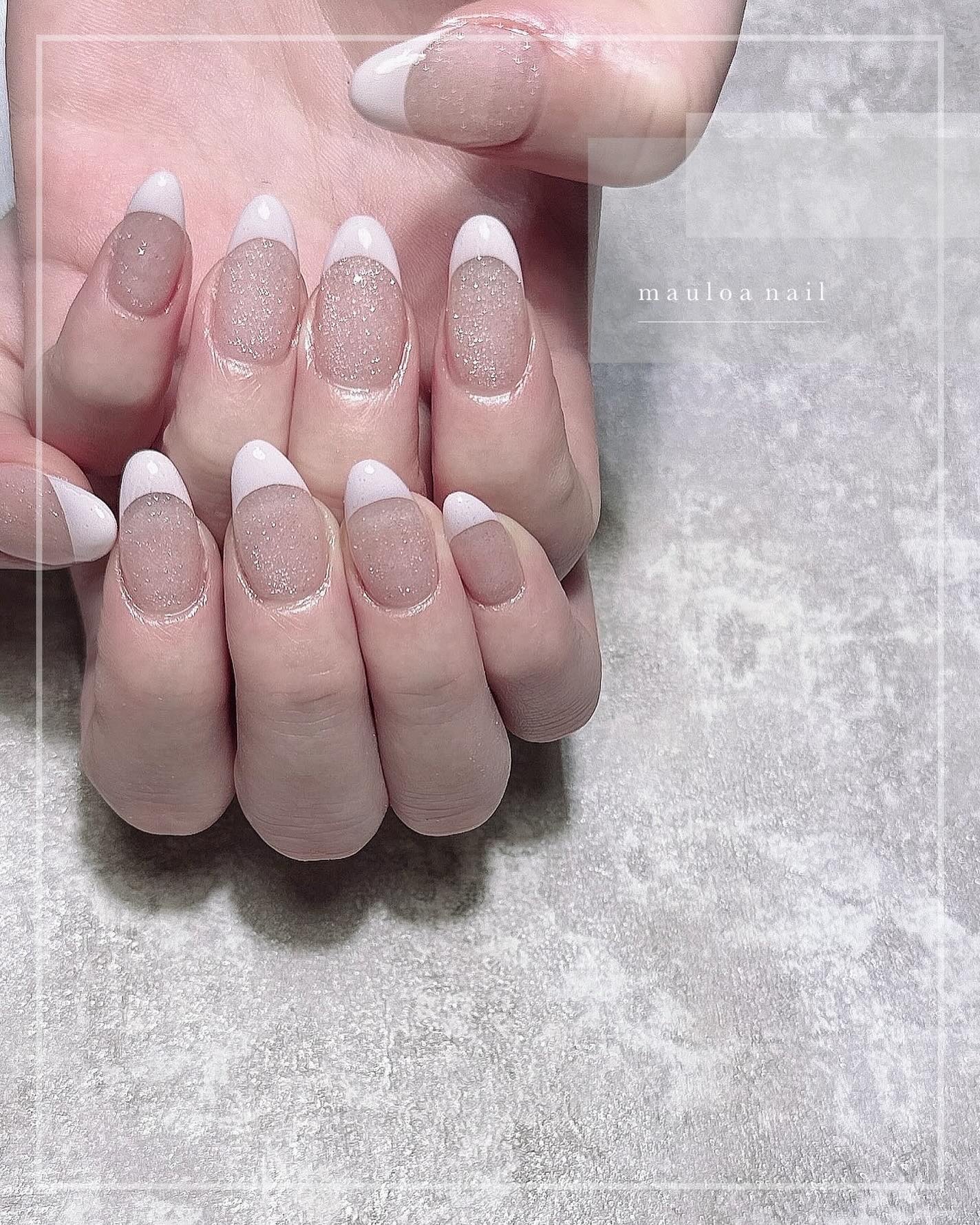 mauloa_nail on LIPS 「・マグネットフレンチ🩷いつもありがとうございます😋🎀・・・・・..」(1枚目)