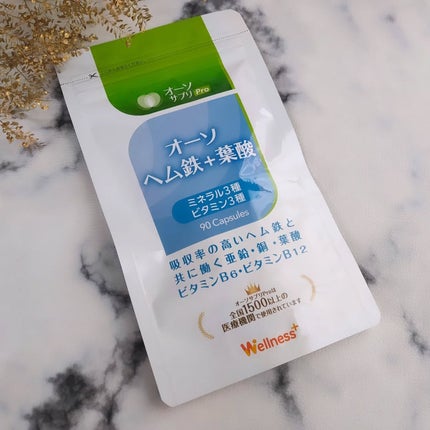 オーソサプリ オーソヘム鉄+葉酸/Wellness Plus/健康サプリメントを使ったクチコミ(2枚目)
