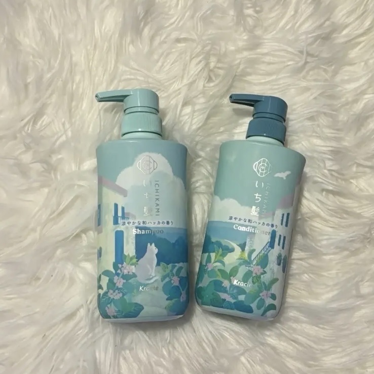 いち髪　シャンプー＆コンディショナー（涼やかな和ハッカの香り）/いち髪/市販シャンプーを使ったクチコミ（1枚目）