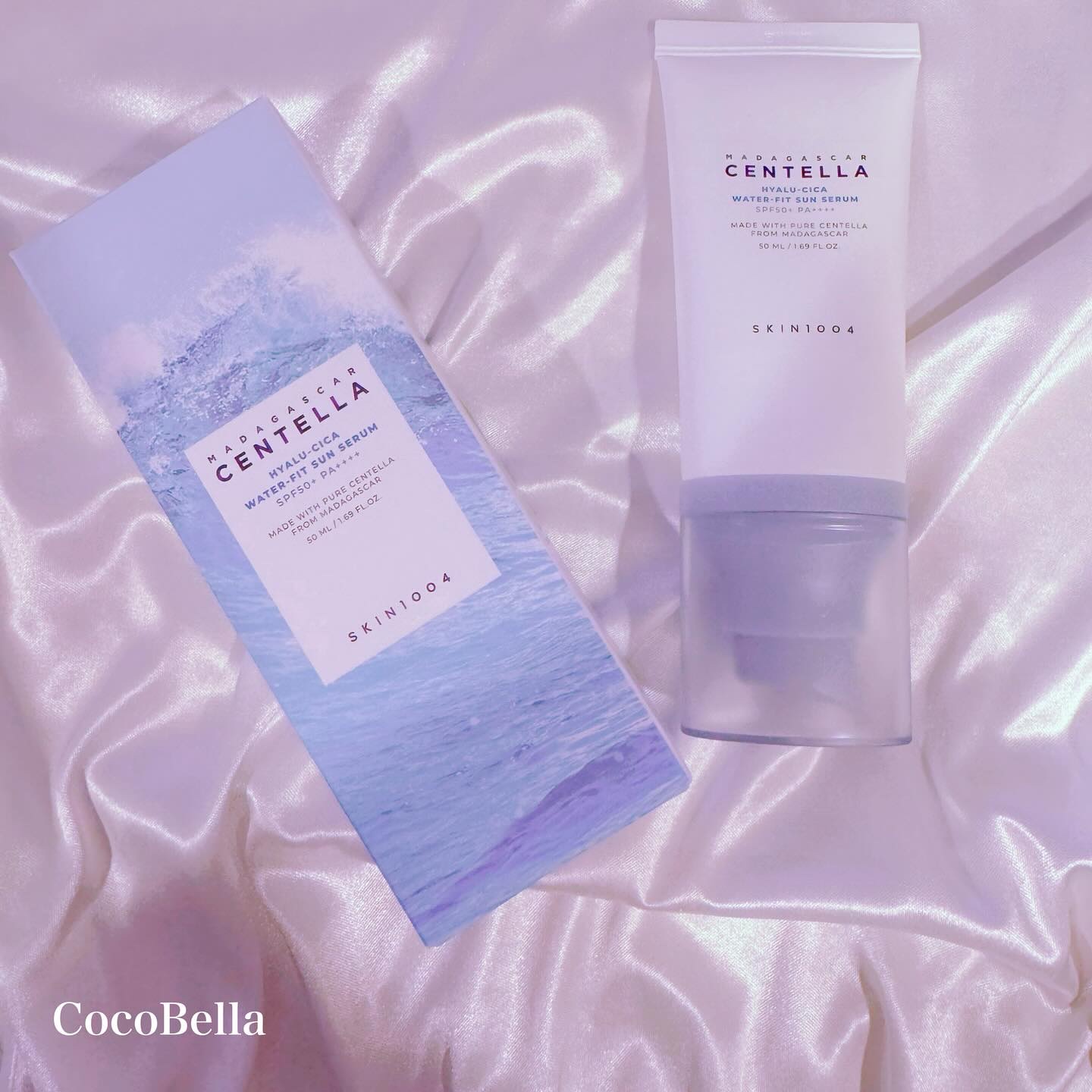 ヒアルーシカ ウォーターフィット サンセラム/SKIN1004/日焼け止めローションを使ったクチコミ（1枚目）