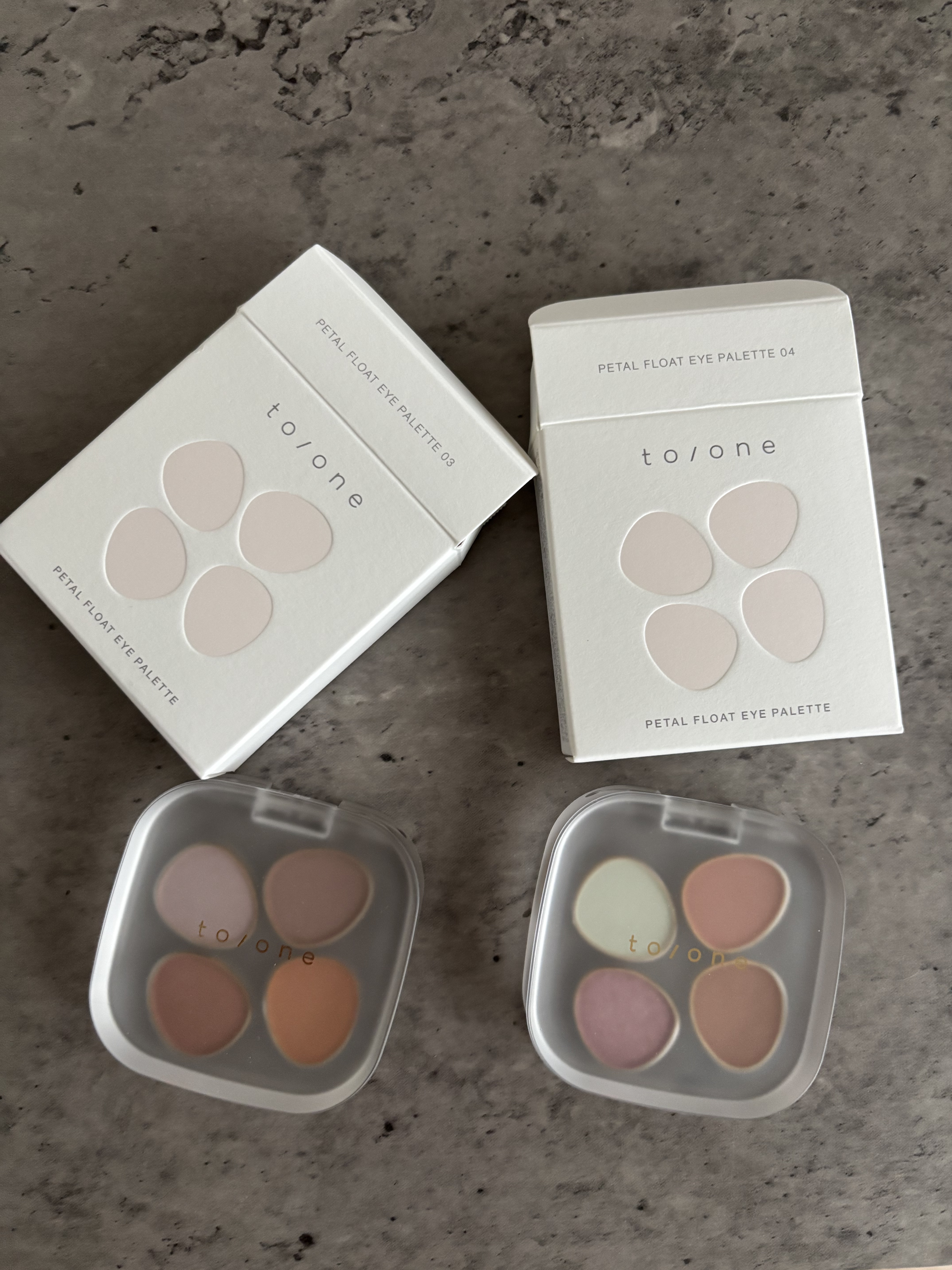 トーン ペタル フロート アイパレット 04 Sweet Sorbet/to/one/アイシャドウパレットを使ったクチコミ（1枚目）