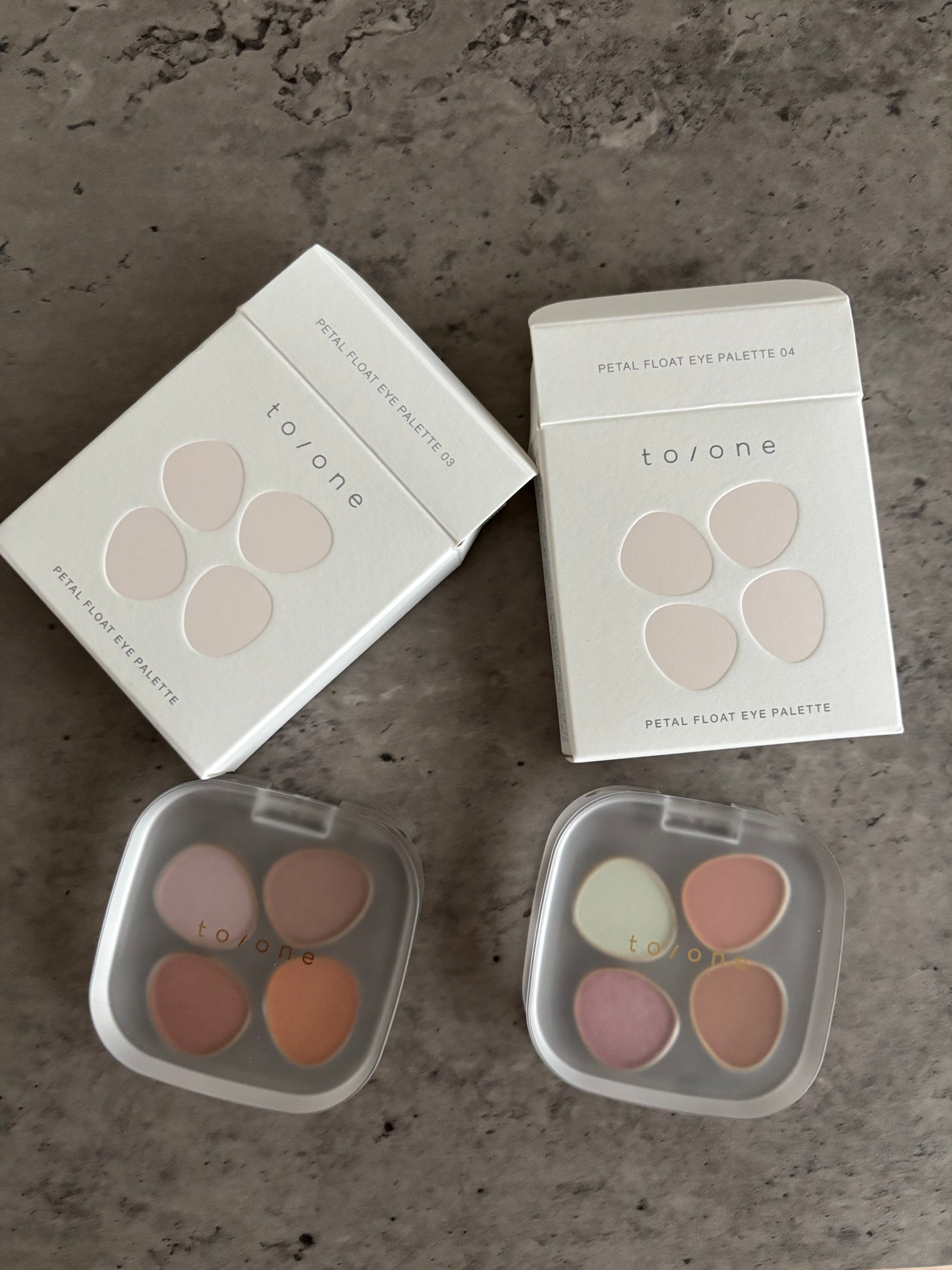 トーン ペタル フロート アイパレット/to/one/アイシャドウパレットを使ったクチコミ(1枚目)