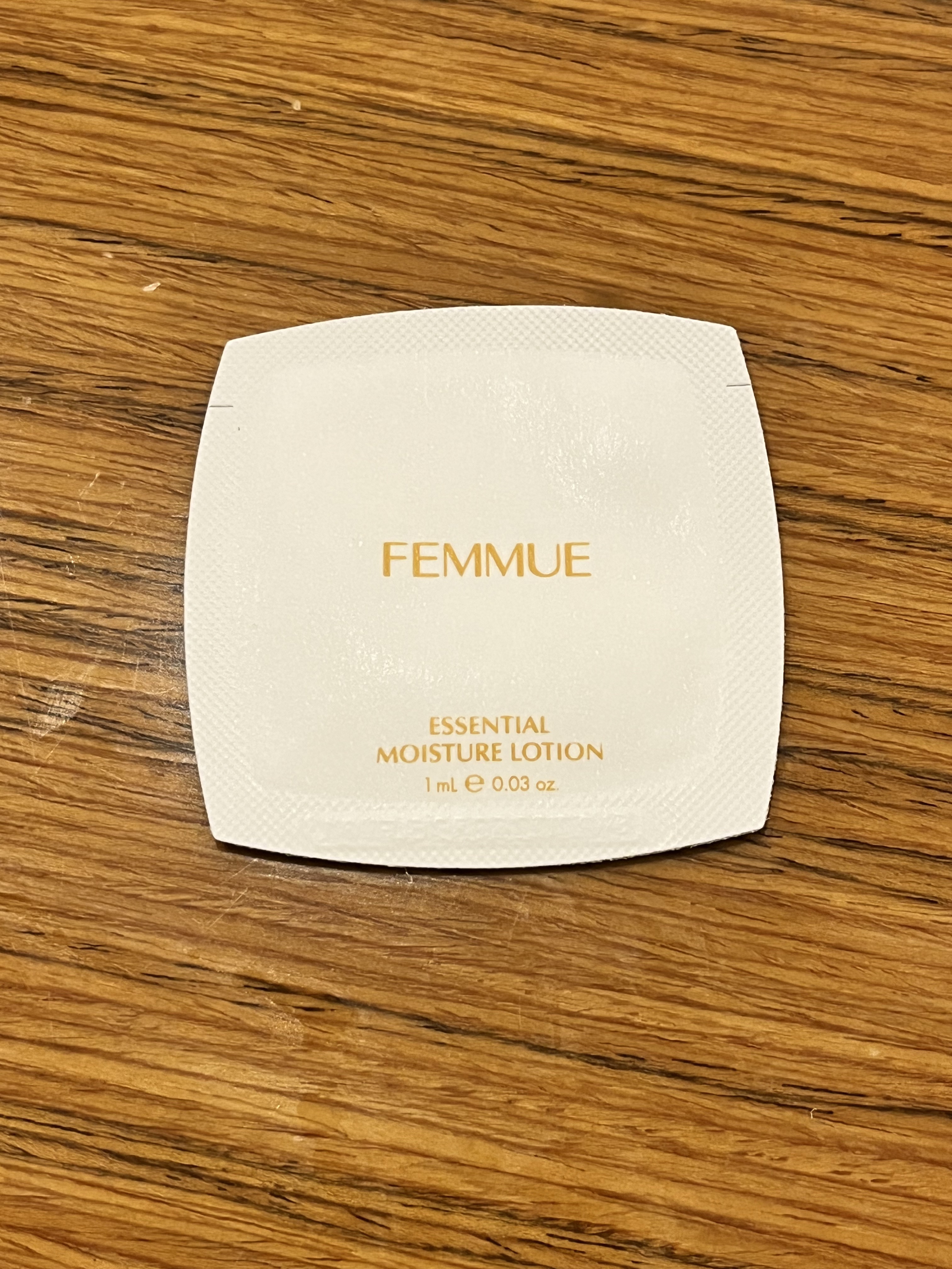 エッセンシャル モイスチャーローション/FEMMUE/化粧水を使ったクチコミ（1枚目）