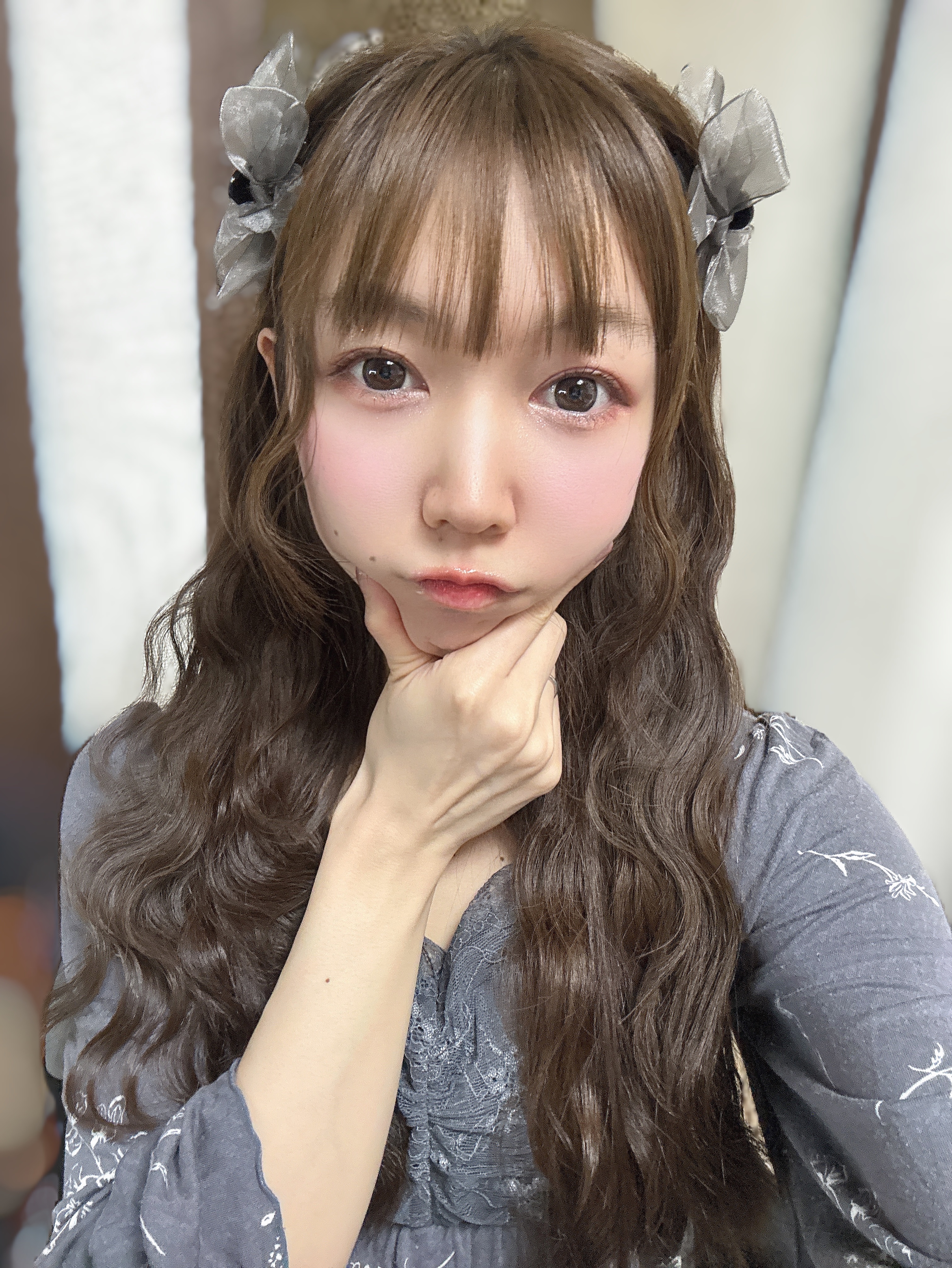 ジルスチュアート ブルーム ミックスブラッシュ コンパクト 30 camellia organdy/JILL STUART/パウダーチークを使ったクチコミ（3枚目）