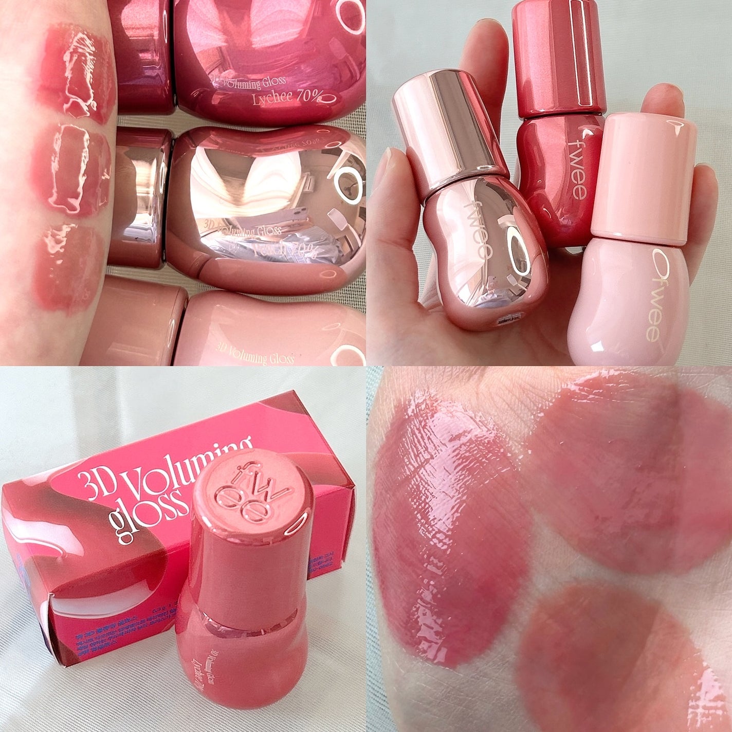 フィー 3Dボリューミンググロス/fwee/リップグロスを使ったクチコミ(9枚目)