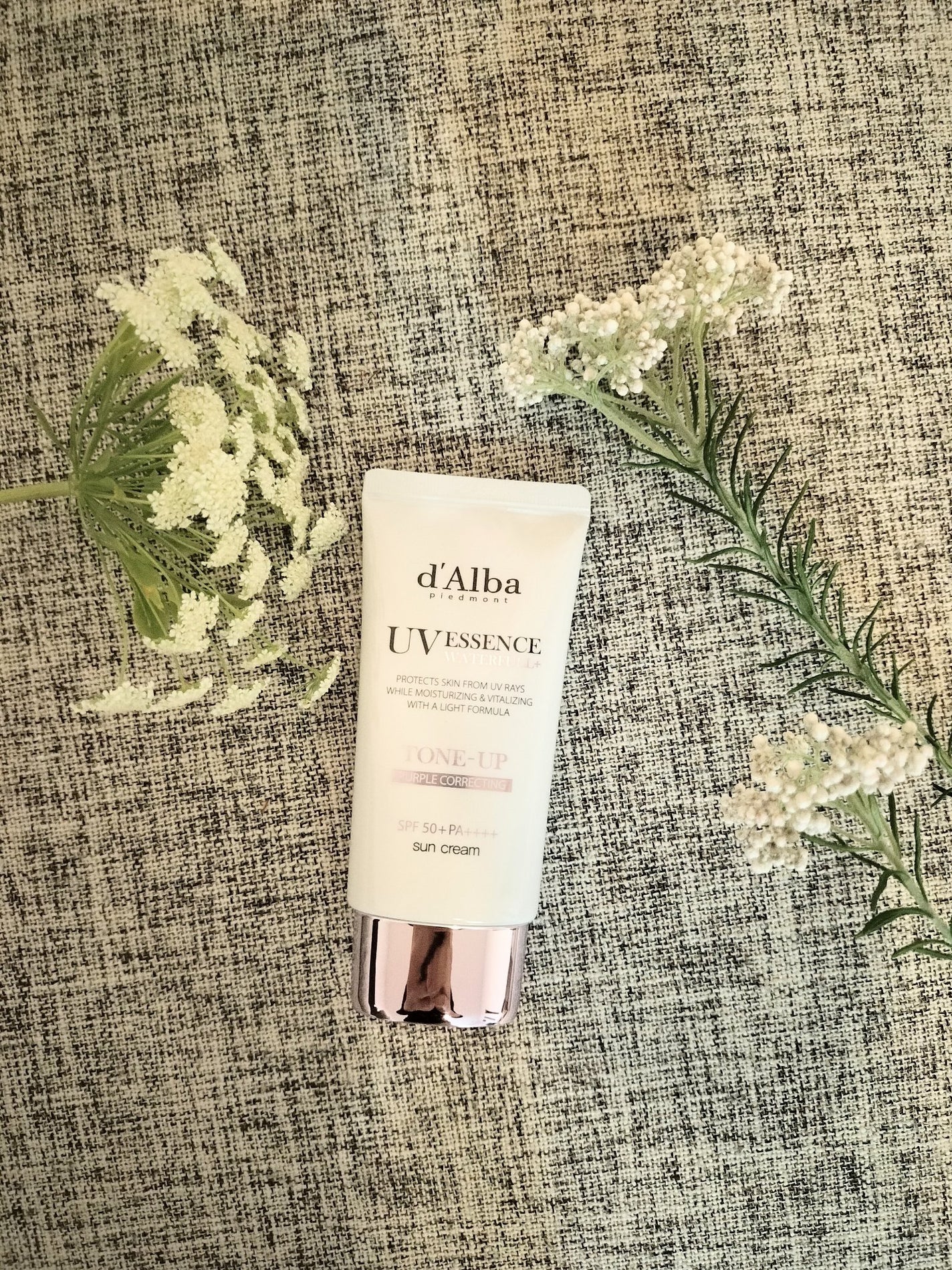 ダルバ ウォータフル トーンアップ サンクリーム(パープル)/ダルバ/日焼け止めクリームを使ったクチコミ(1枚目)