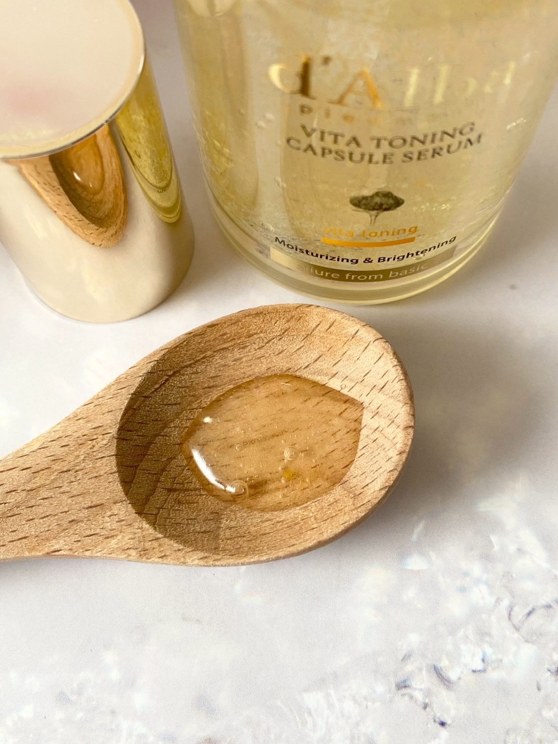 ビタトーニングカプセルセラム/ダルバ/美容液を使ったクチコミ（3枚目）