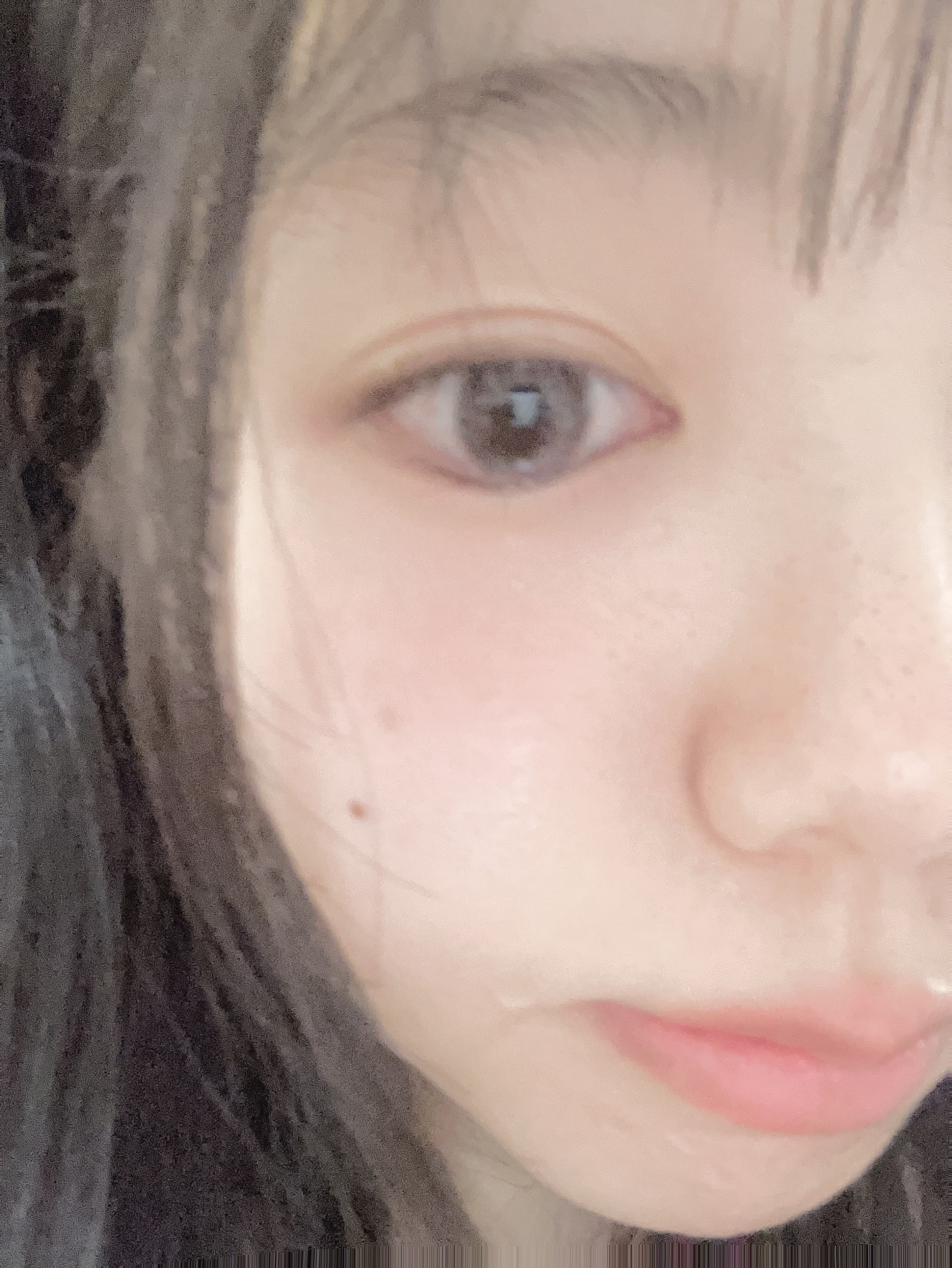 ラルム シリコーンハイドロゲル ダブルモイストUV ワンデー コズミックモーヴ/LARME/カラーコンタクトレンズを使ったクチコミ（3枚目）