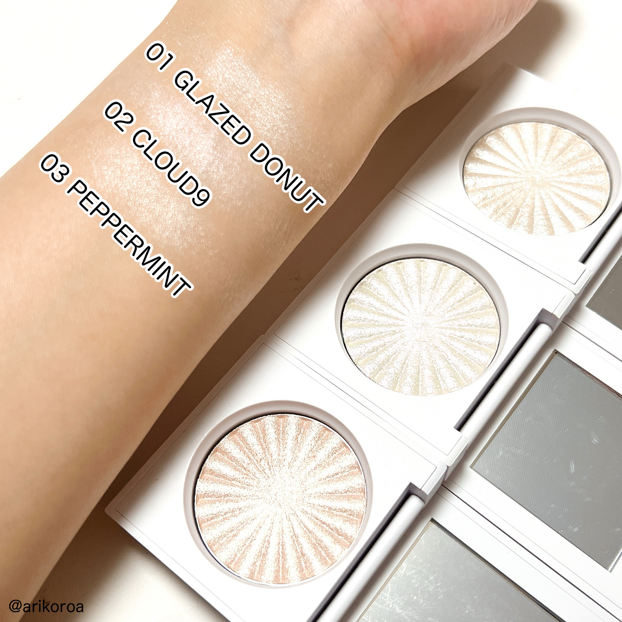 OFRA mini Highlighter/Ofra Cosmetics/パウダーハイライトを使ったクチコミ（2枚目）