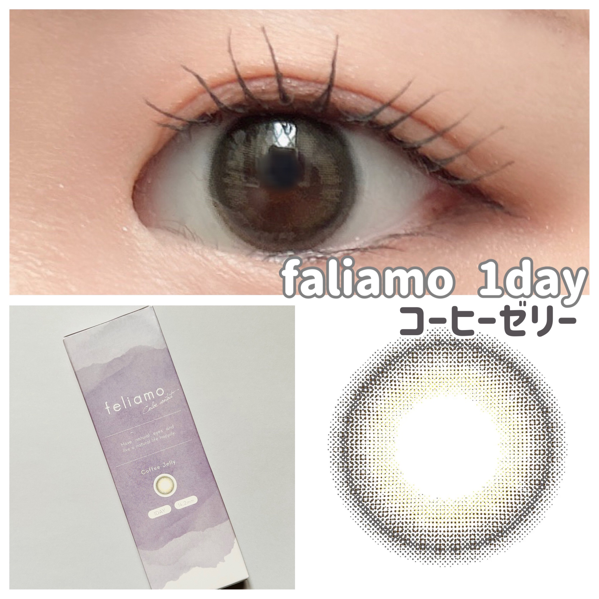 feliamo 1day/feliamo/ワンデー（１DAY）カラコンを使ったクチコミ（1枚目）