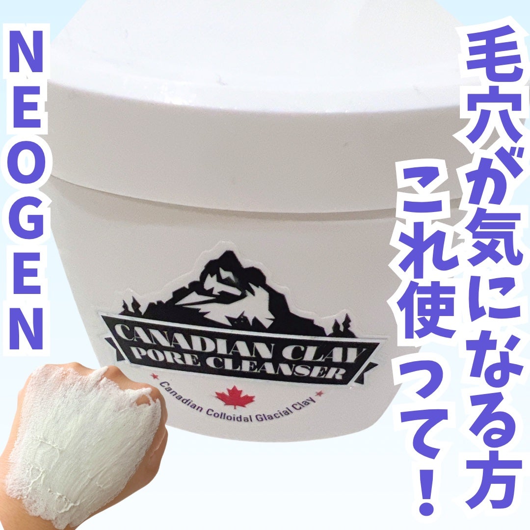 カナディアンクレイ ポア クレンザー/NEOGEN/洗い流すパック・マスクを使ったクチコミ(1枚目)