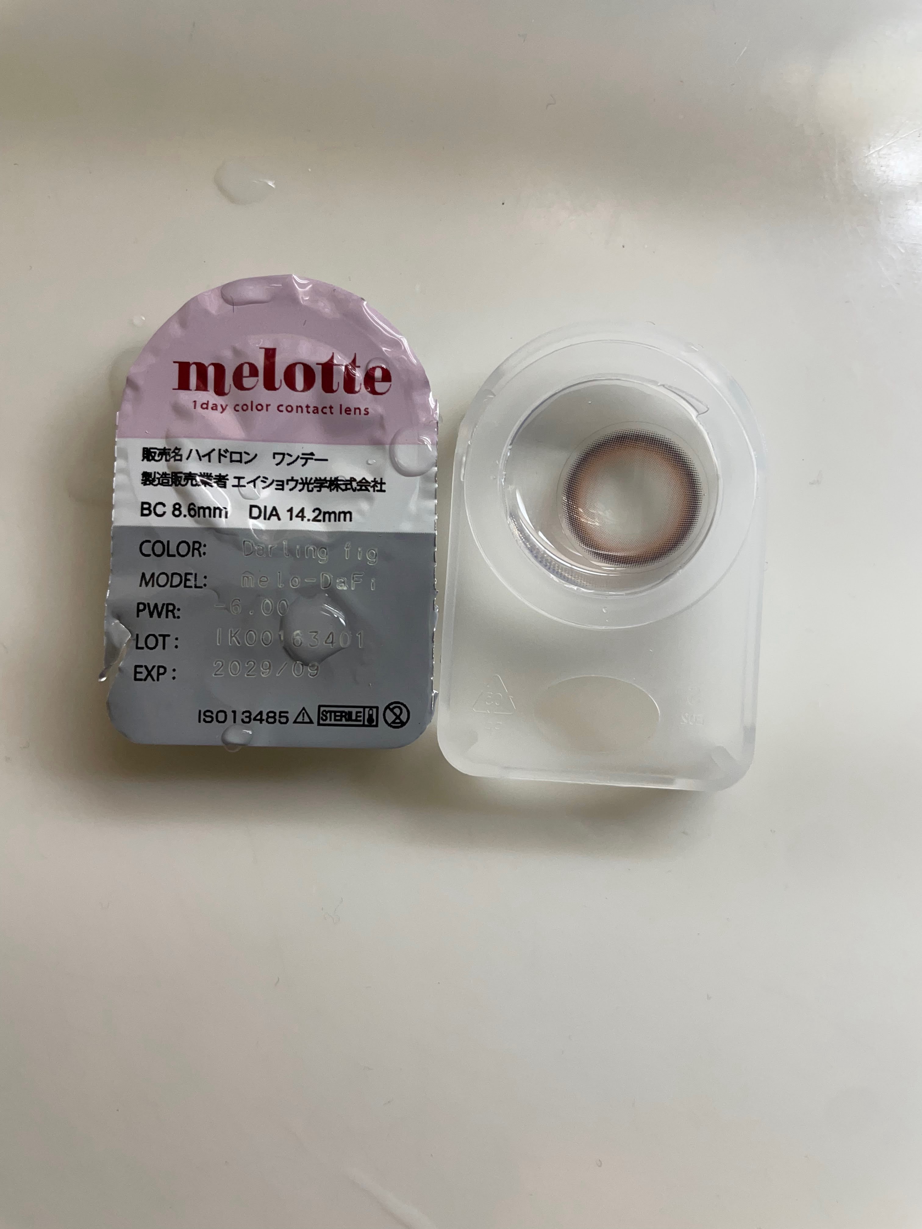 melotte 1day ダーリンフィグ/melotte/ワンデー（１DAY）カラコンを使ったクチコミ（1枚目）