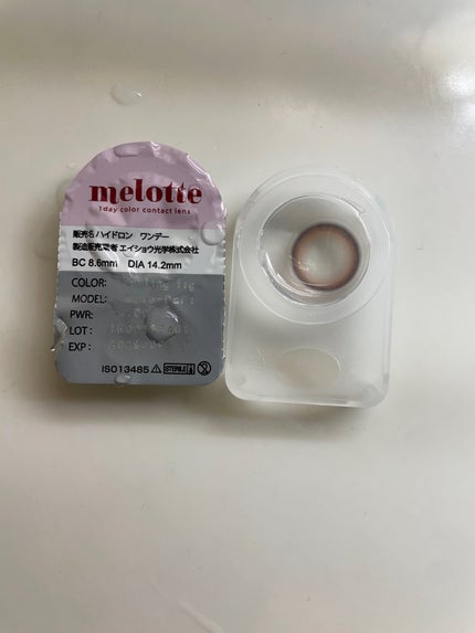 melotte 1day/melotte/ワンデー(1DAY)カラコンを使ったクチコミ(1枚目)