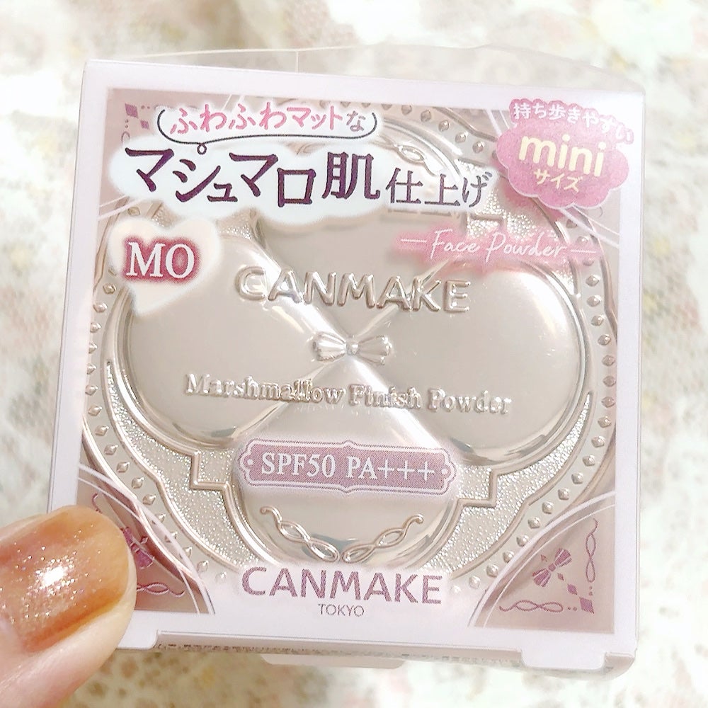 マシュマロフィニッシュパウダー mini/キャンメイク/フェイスパウダーを使ったクチコミ(3枚目)