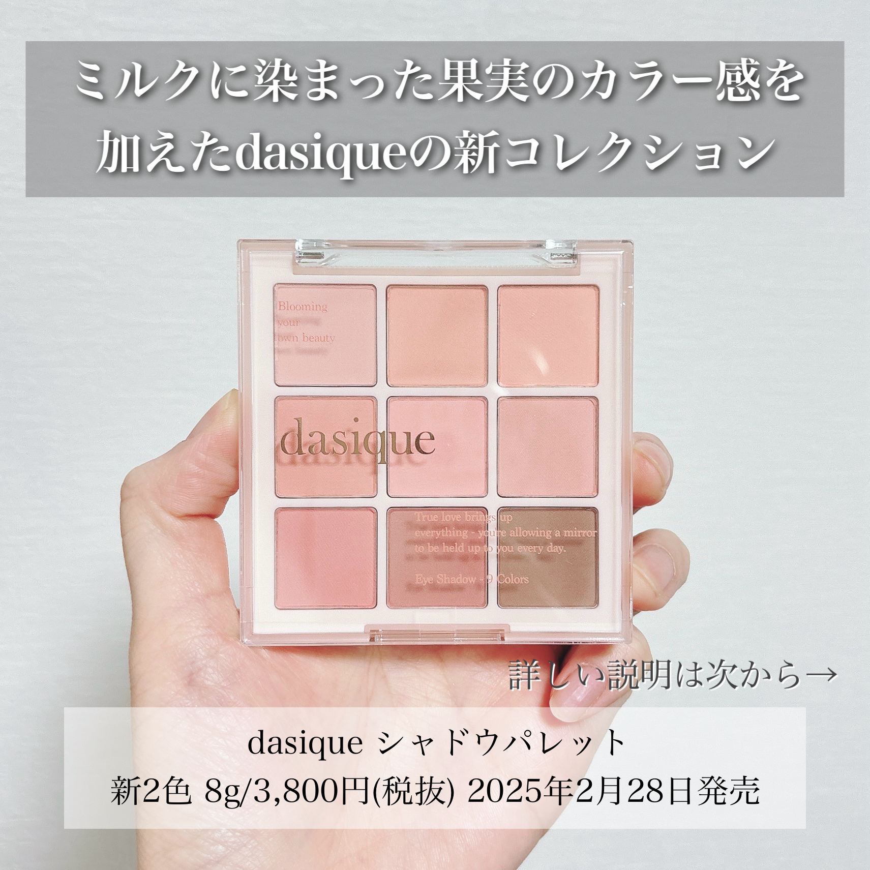 シャドウパレット/dasique/アイシャドウパレットを使ったクチコミ（2枚目）