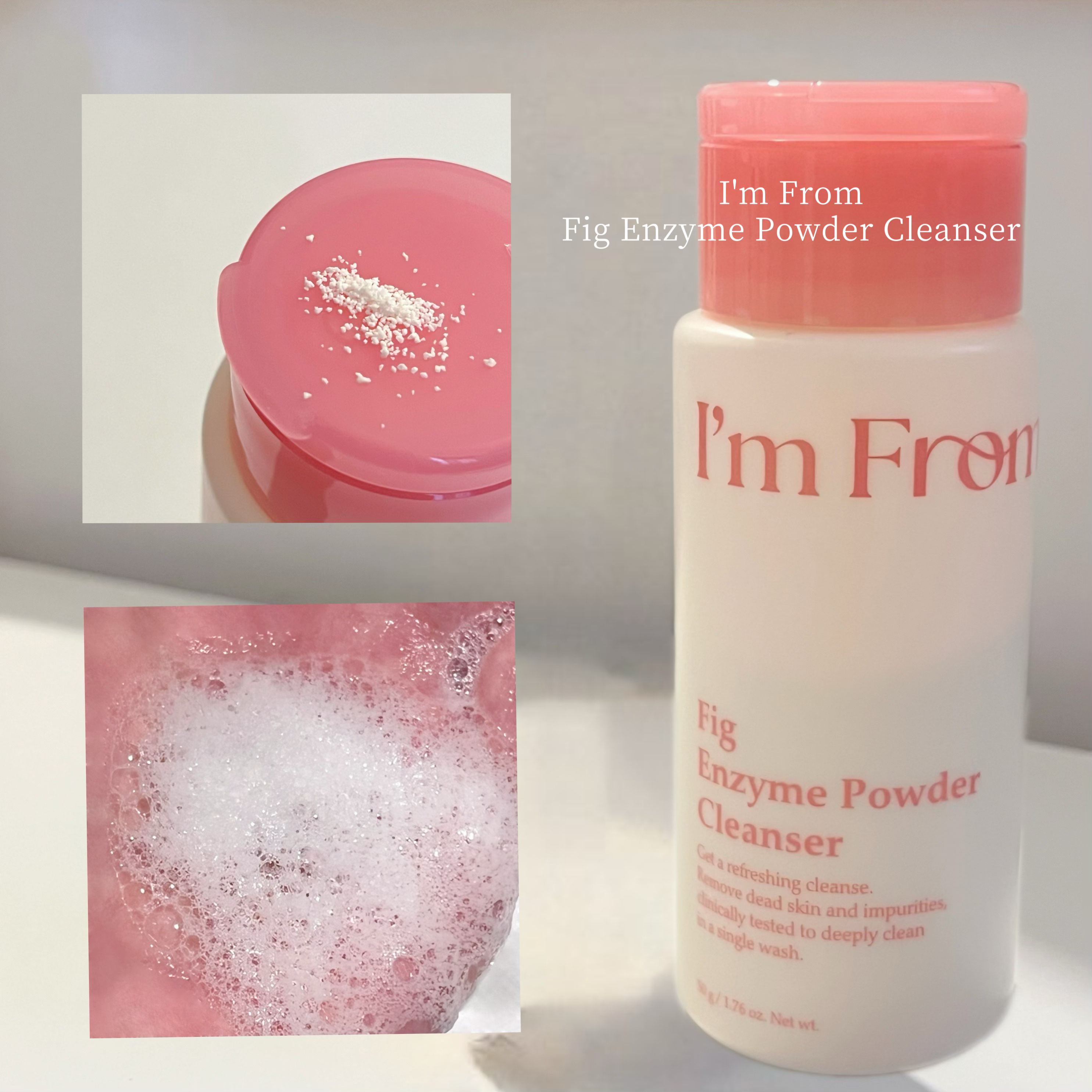エンザイムパウダークレンザー/I'm from/洗顔パウダーを使ったクチコミ（1枚目）