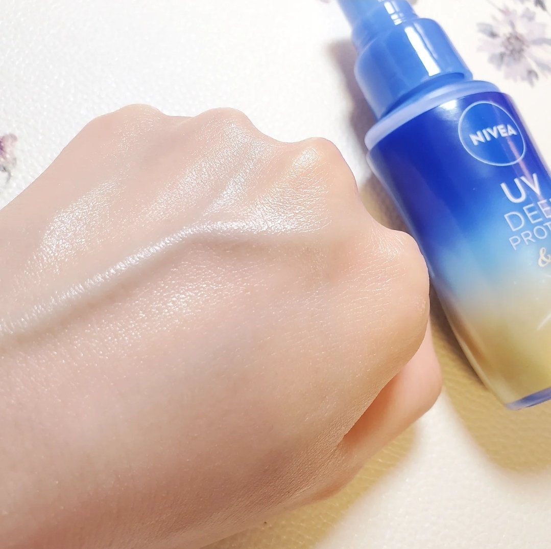 ニベアUV ディーププロテクト＆ケア ミルクミスト/ニベア/日焼け止めミスト・スプレーを使ったクチコミ（3枚目）