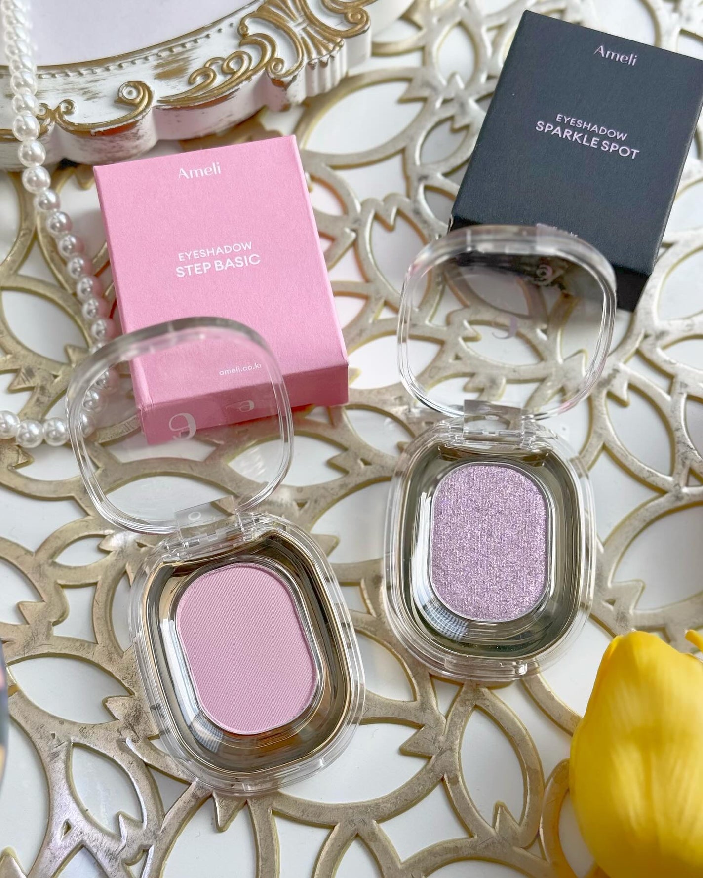 STEP BASIC EYESHADOW/Ameli/単色アイシャドウを使ったクチコミ(2枚目)