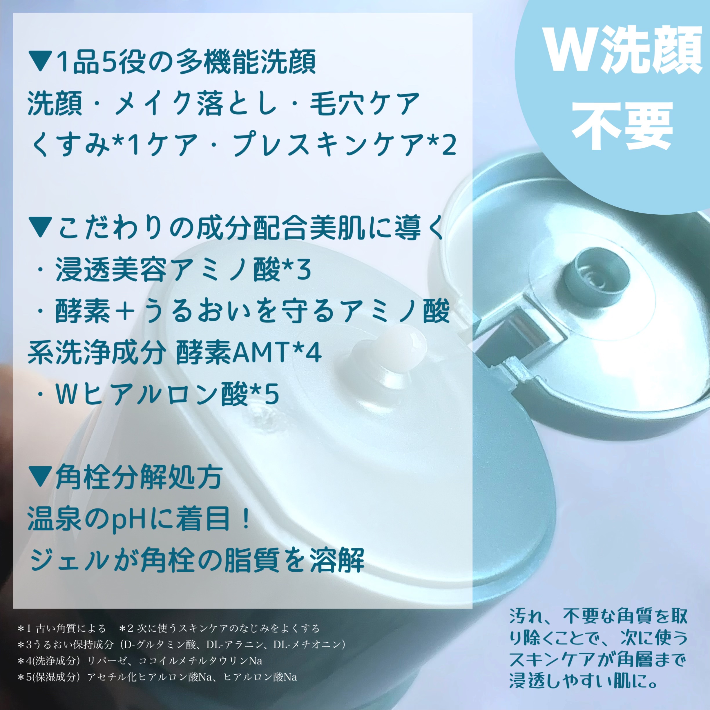 エステ洗顔ジェル/アクアレーベル/その他洗顔料を使ったクチコミ（2枚目）