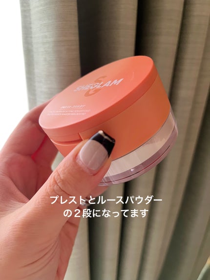 FACE&UNDER EYE SETTING POWDER DUO/SHEGLAM/ルースパウダーを使ったクチコミ(2枚目)