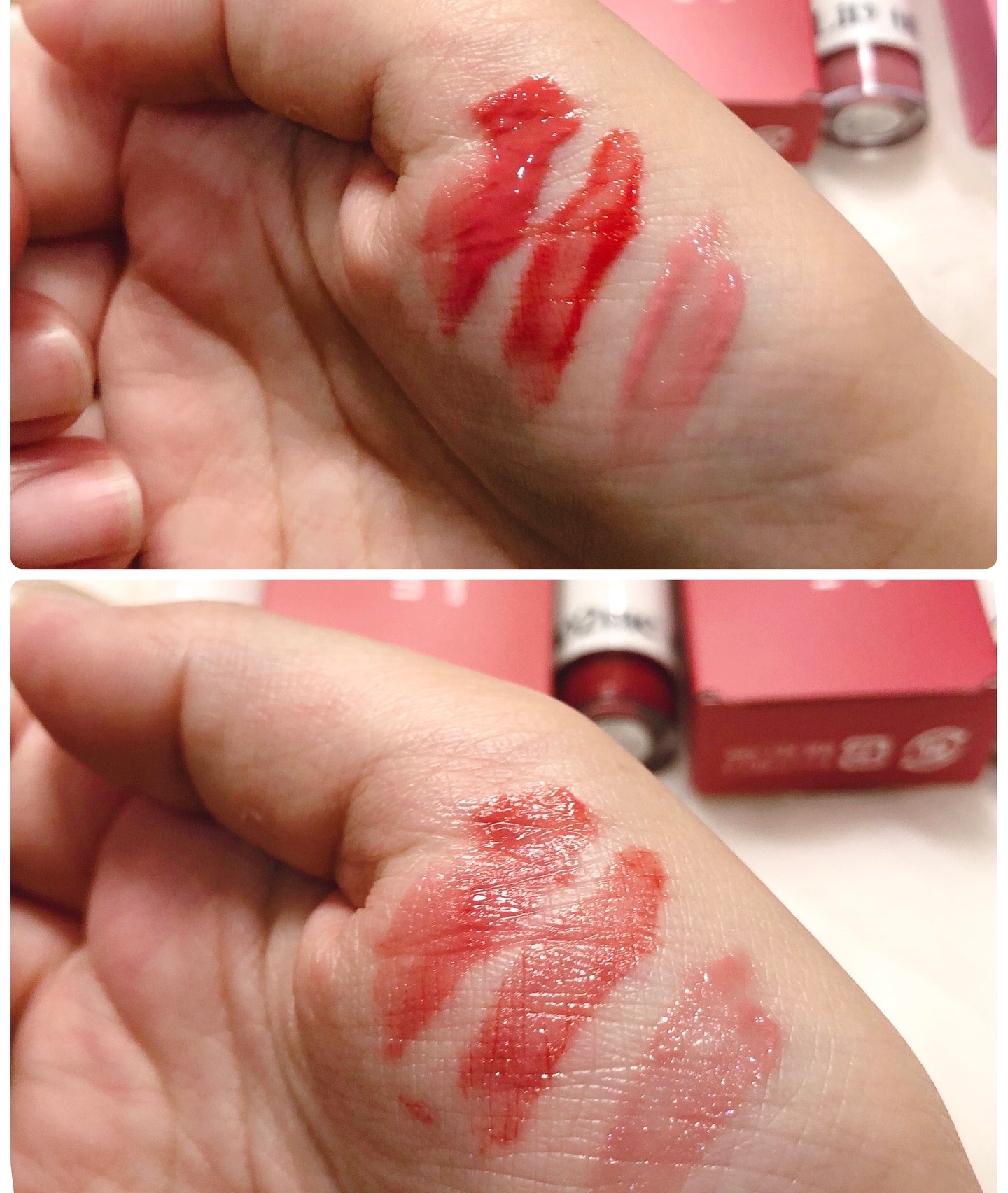 アップトゥーミー　ハグマイリップ　カラーロックプランパー/up2me/リッププランパーを使ったクチコミ（2枚目）