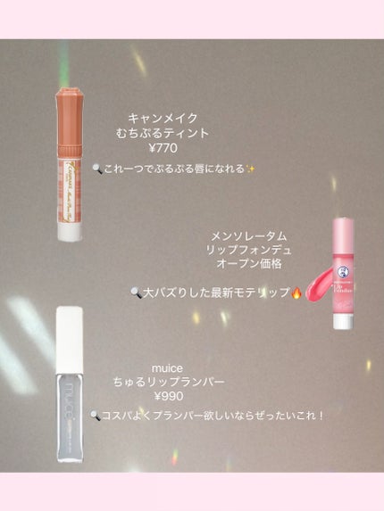 リップフォンデュ/メンソレータム/リップバームを使ったクチコミ(4枚目)