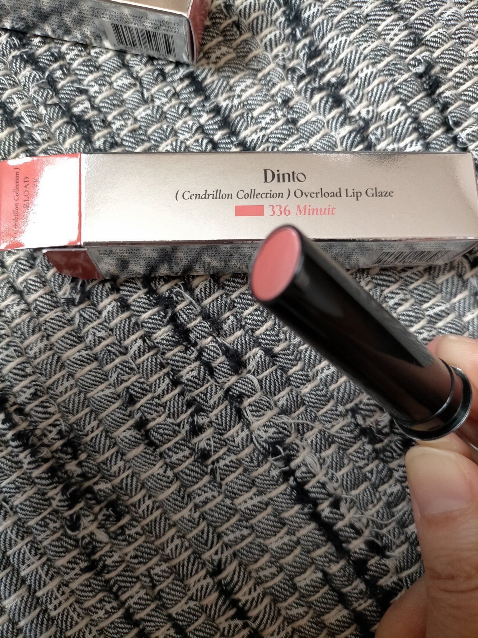 オーバーロードリップグレイズ/Dinto/口紅を使ったクチコミ（3枚目）
