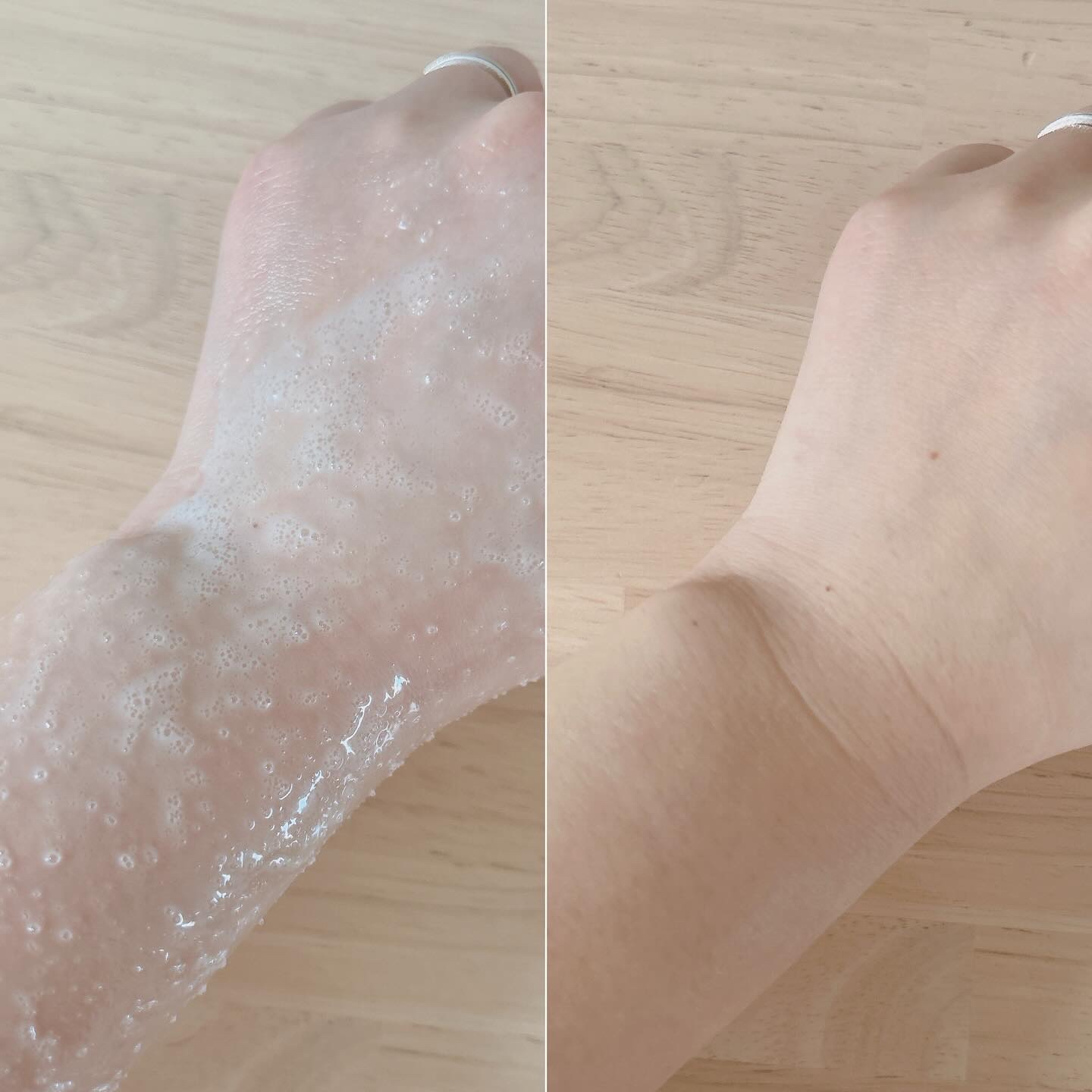 フレッシュクラウドスクラブ ゼラニウム&プリムローズ/アレンシア/ボディスクラブを使ったクチコミ（3枚目）