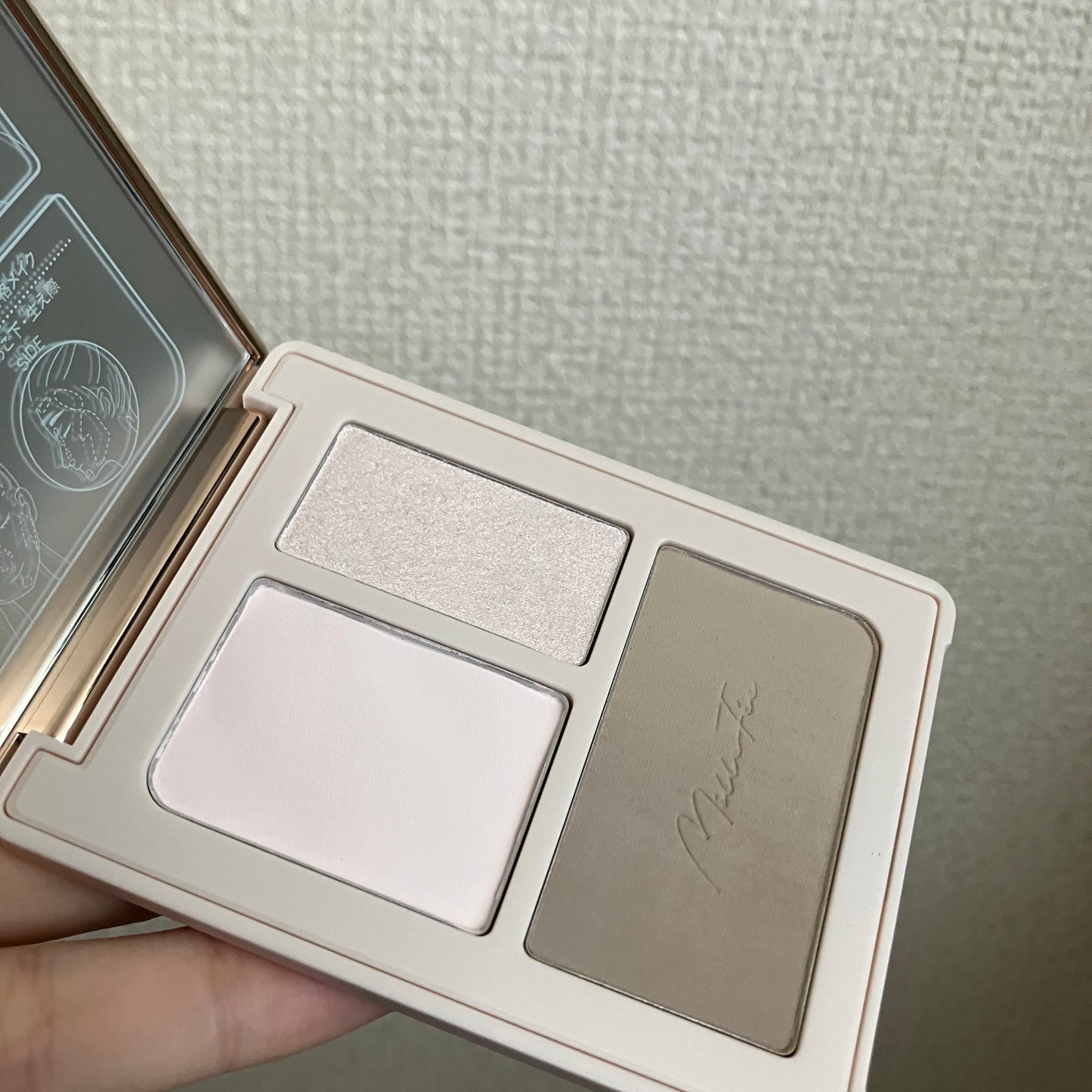 チート顔コントゥアパレット/MilleFée/パウダーハイライトを使ったクチコミ(5枚目)