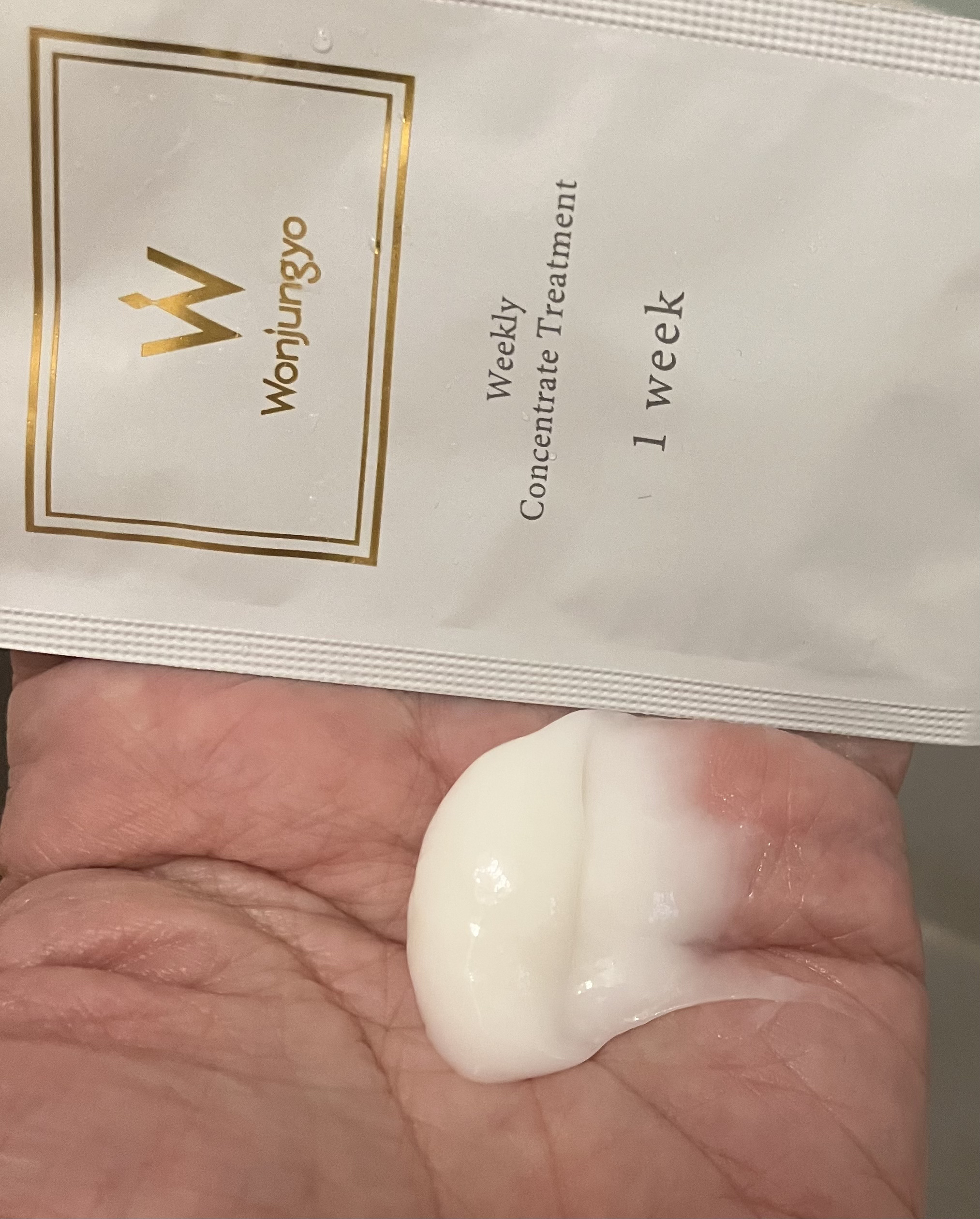 ウィークリーコンセントレート トリートメント/Wonjungyo/ヘアマスク・ヘアパックを使ったクチコミ（2枚目）