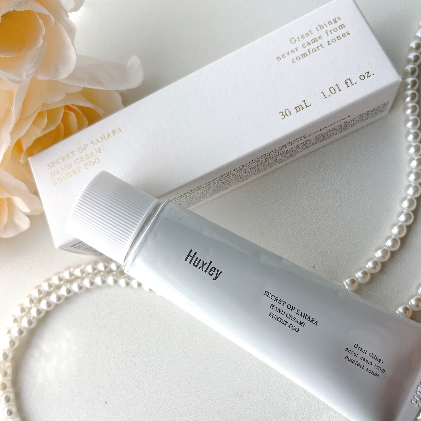 ハンドクリーム サンセットフォグ/Huxley/ハンドクリームを使ったクチコミ(1枚目)