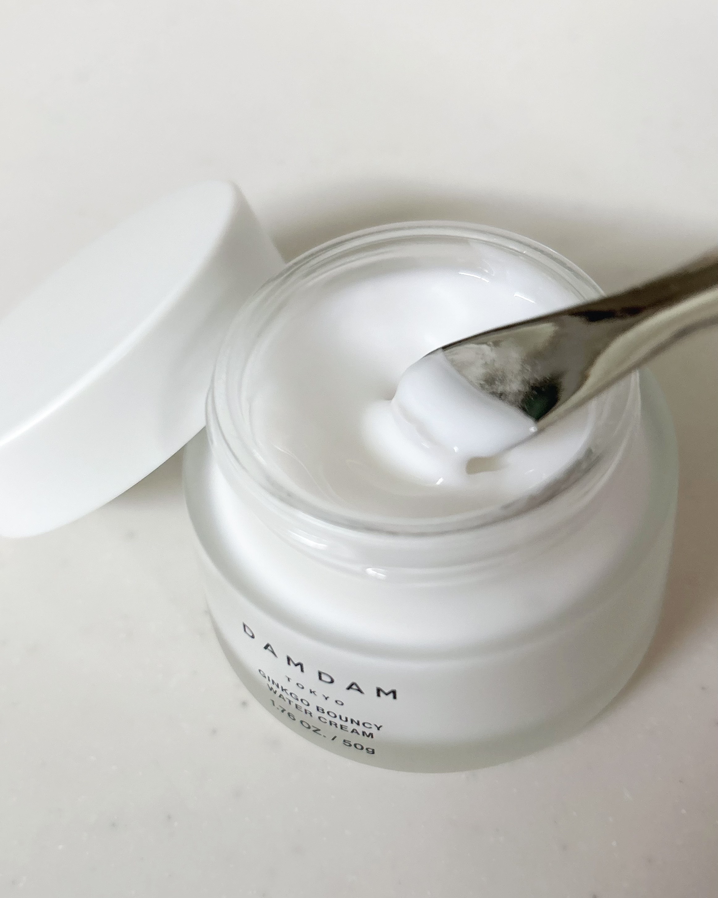 ギンコ バウンシー ウォータークリーム/DAMDAM/フェイスクリームを使ったクチコミ（2枚目）