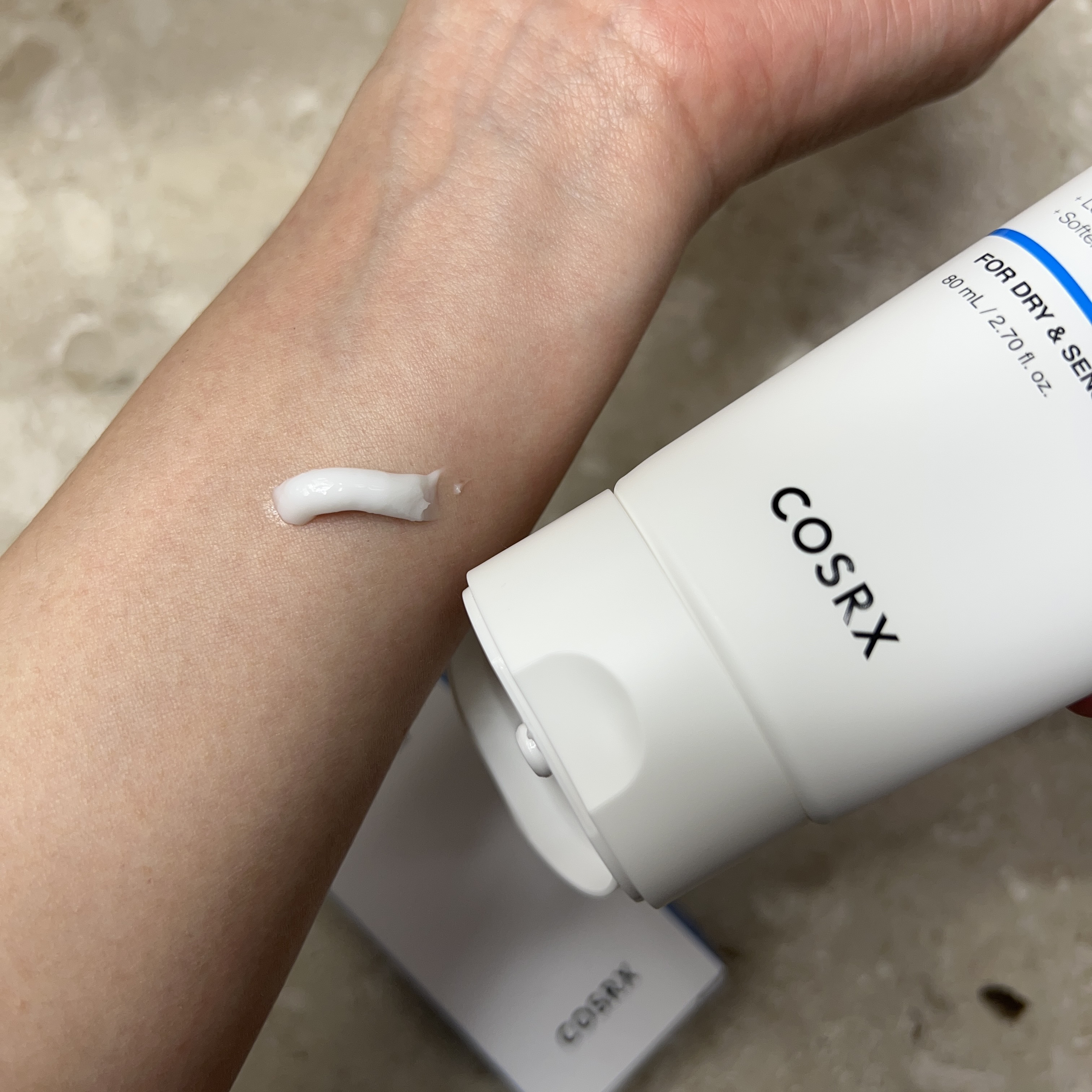 RXザ・セラミドスキンバリアモイスチャライザー/COSRX/フェイスクリームを使ったクチコミ（2枚目）