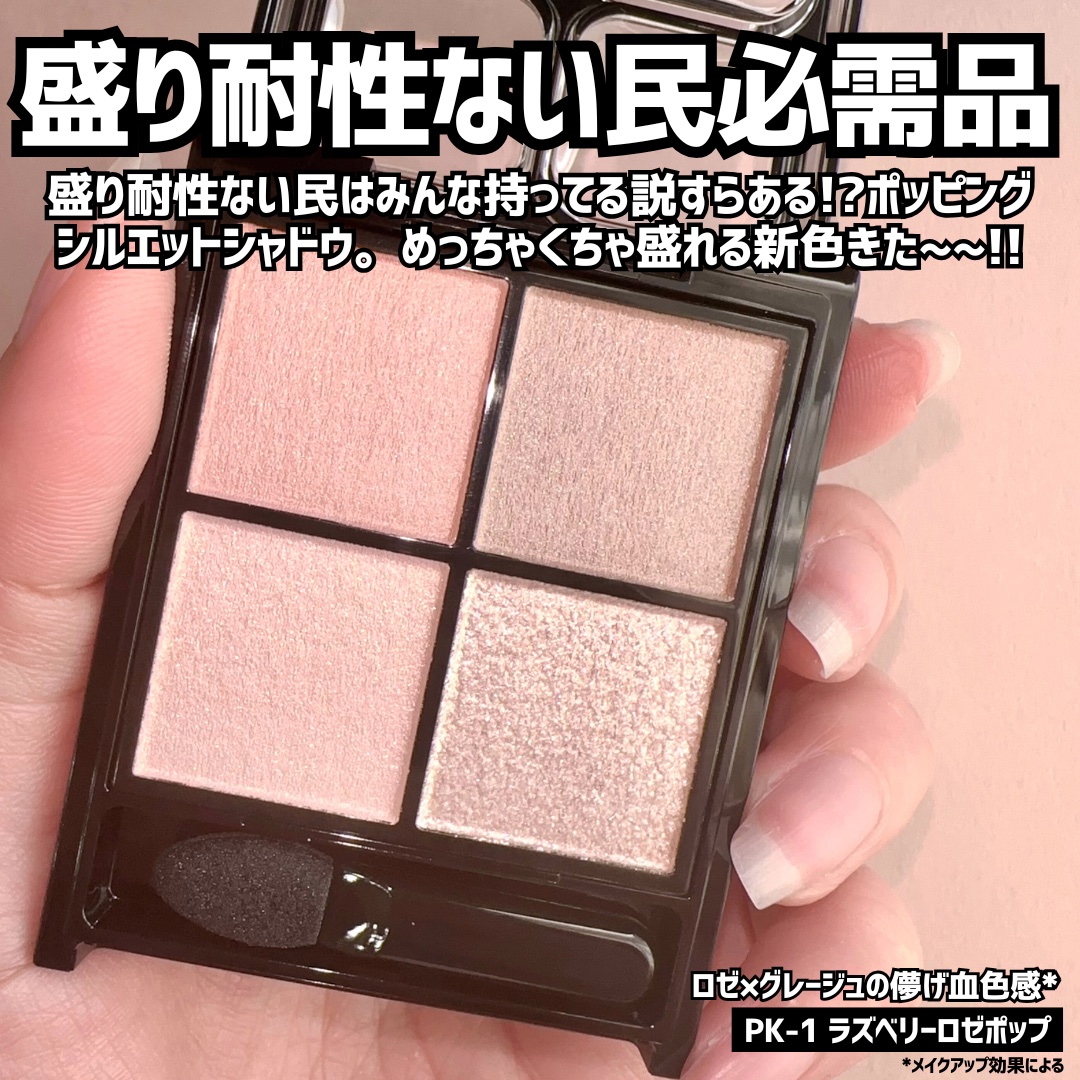 ケイト ポッピングシルエットシャドウ/KATE/アイシャドウパレットを使ったクチコミ（2枚目）