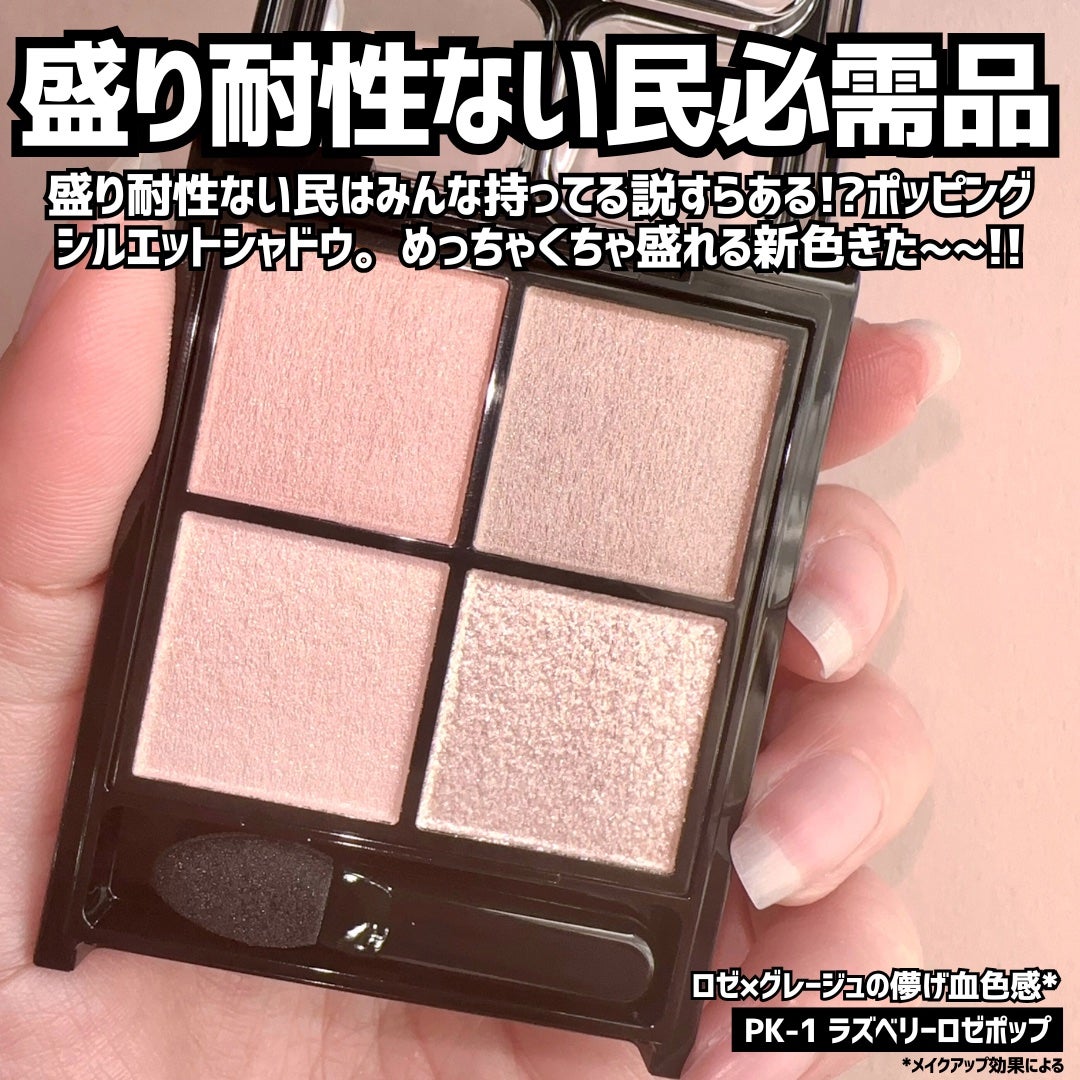 ケイト ポッピングシルエットシャドウ/KATE/アイシャドウパレットを使ったクチコミ(2枚目)