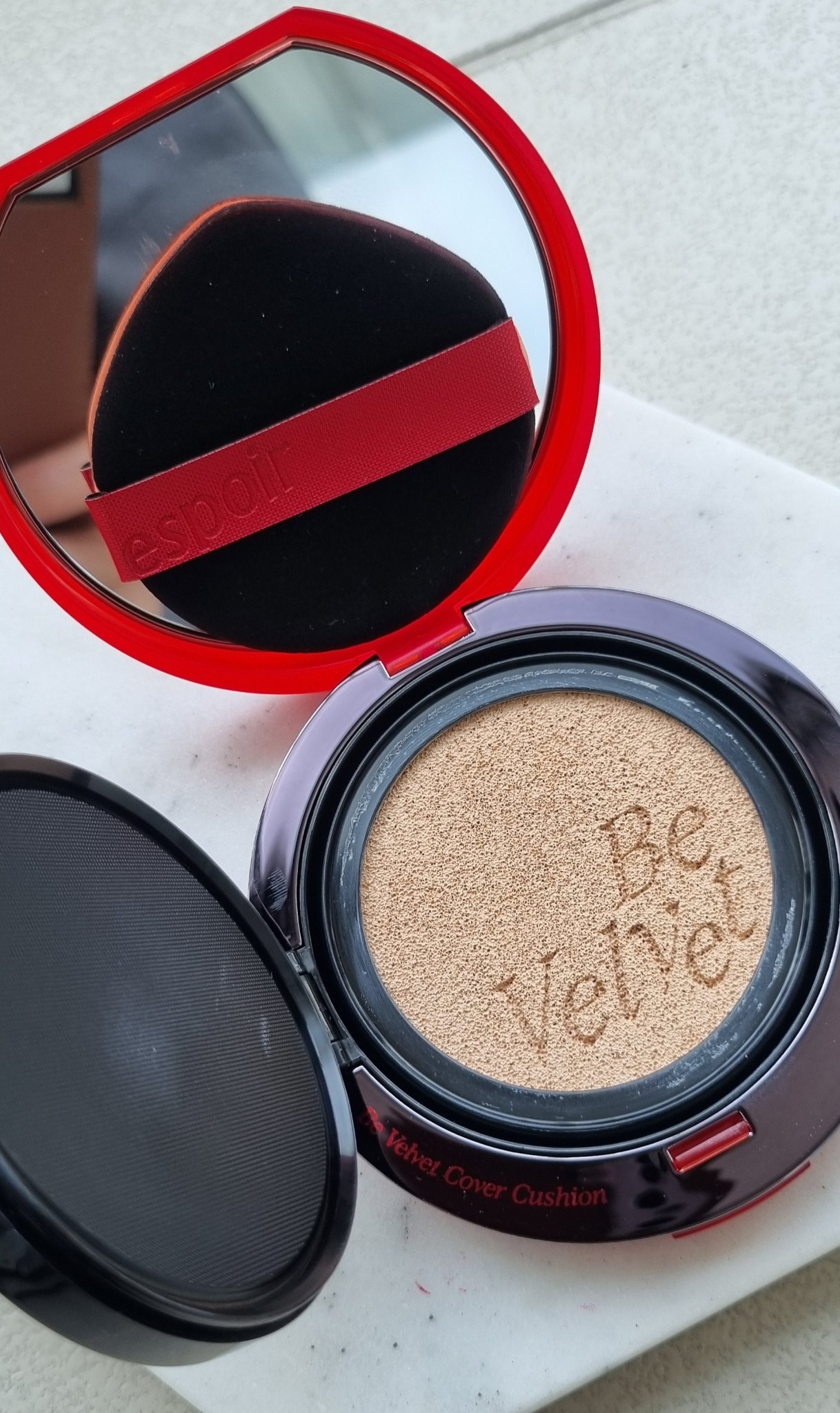 ビーベルベットカバークッション/espoir/クッションファンデーションを使ったクチコミ（1枚目）