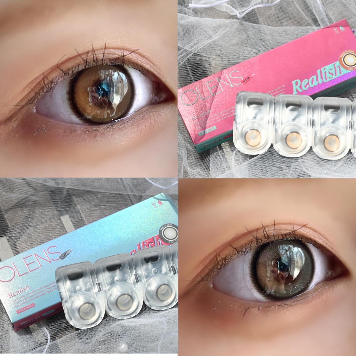 Real Ring 1day/OLENS/ワンデー(1DAY)カラコンを使ったクチコミ(4枚目)